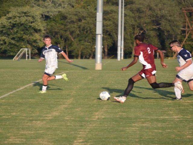 Eli Goebelbecker on his way to a 4 goal day against Westminster Catawba