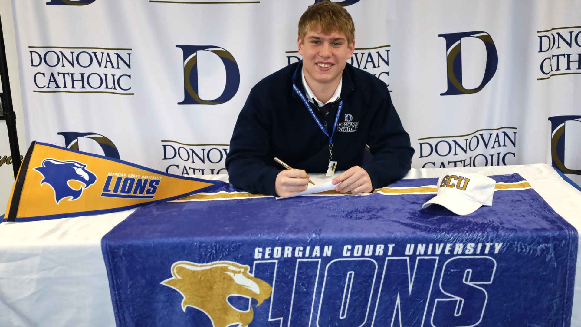 Slide 0 - Brody Dapkins committed to Georgian Court University for DII lacrosse 