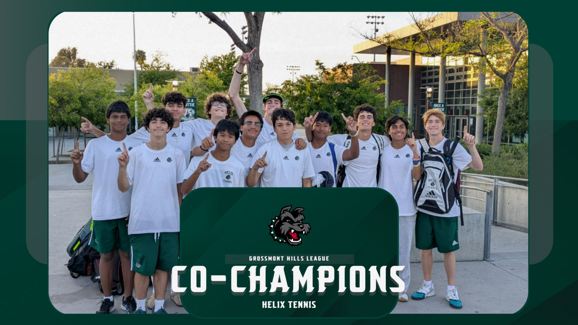 Slide 1 - Boys Tennis Earns A share of League Championship