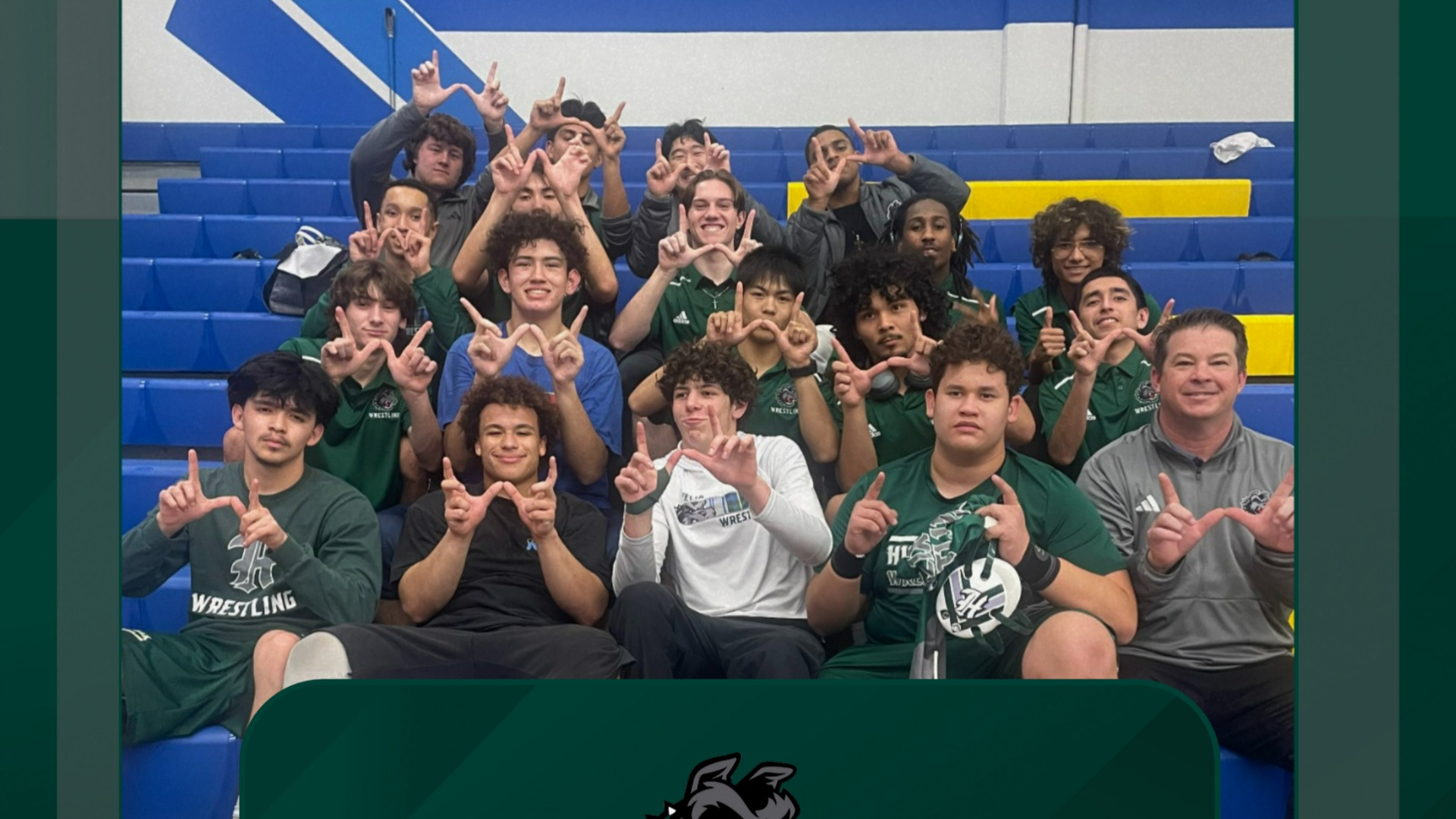 Congratulations to the wrestling team and coaches on securing  the Valley League Championship with a 55-21 win over Grossmont
