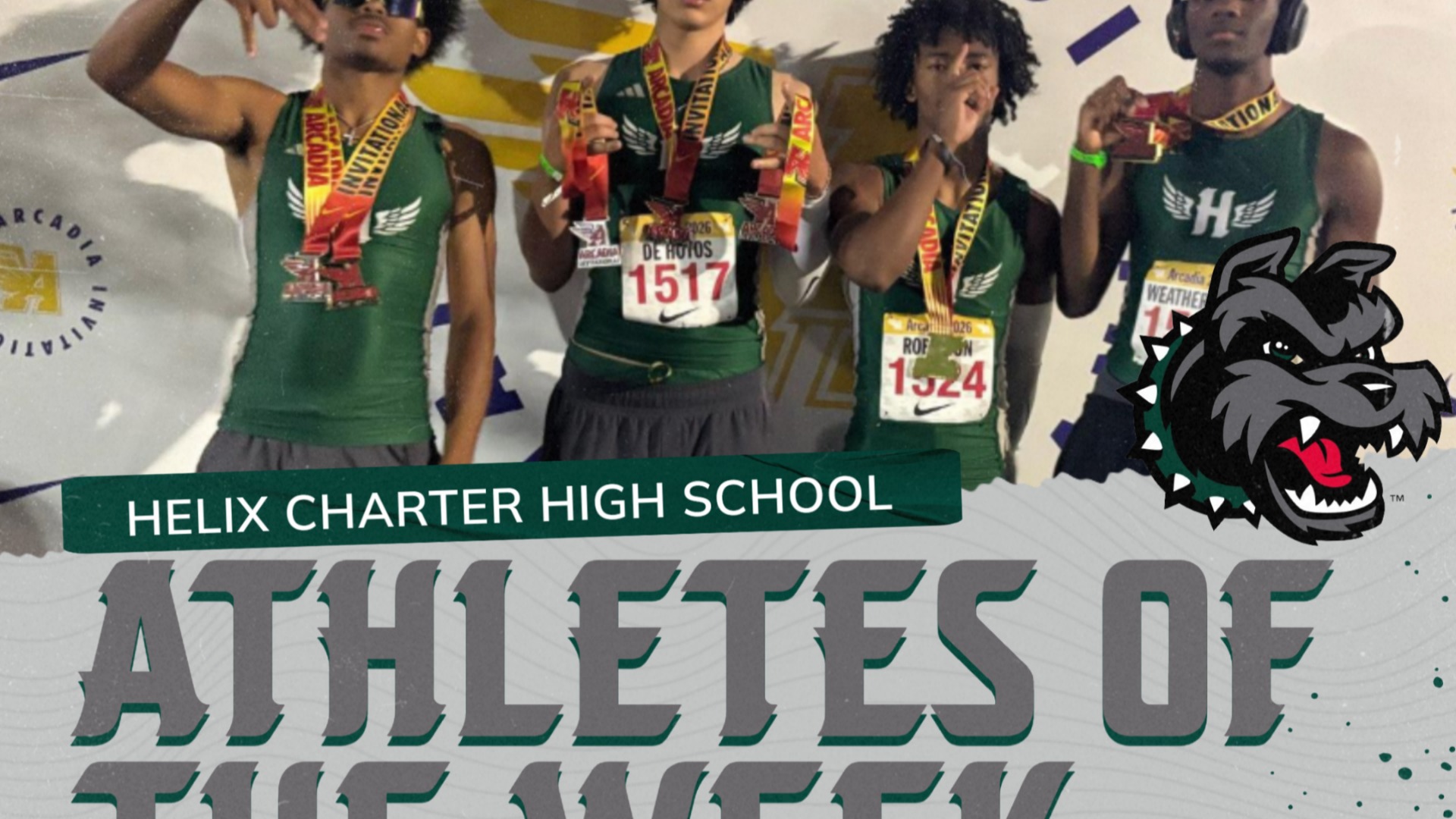 Slide 0 - Relay Team Named Athletes of the Week