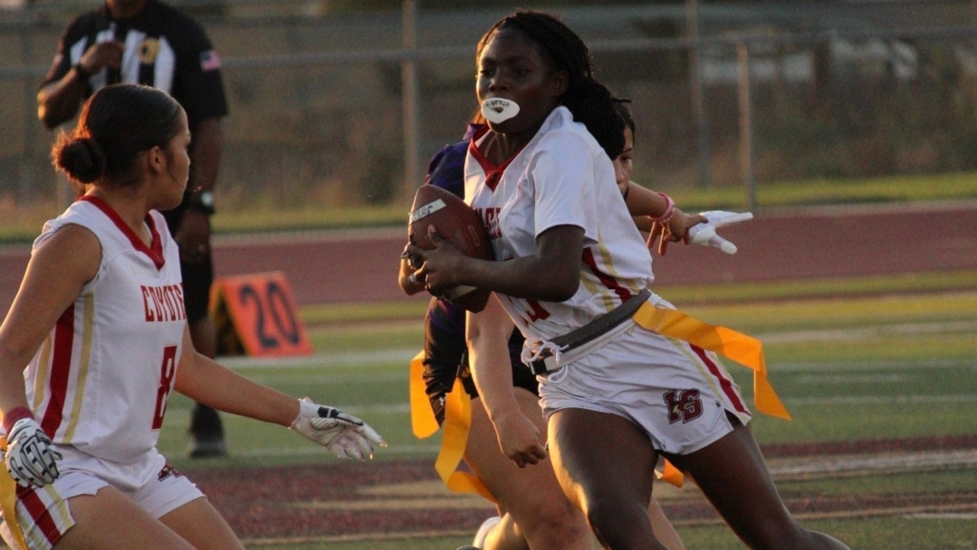 Slide 3 - Lady Coyote Football LEAGUE CHAMPS