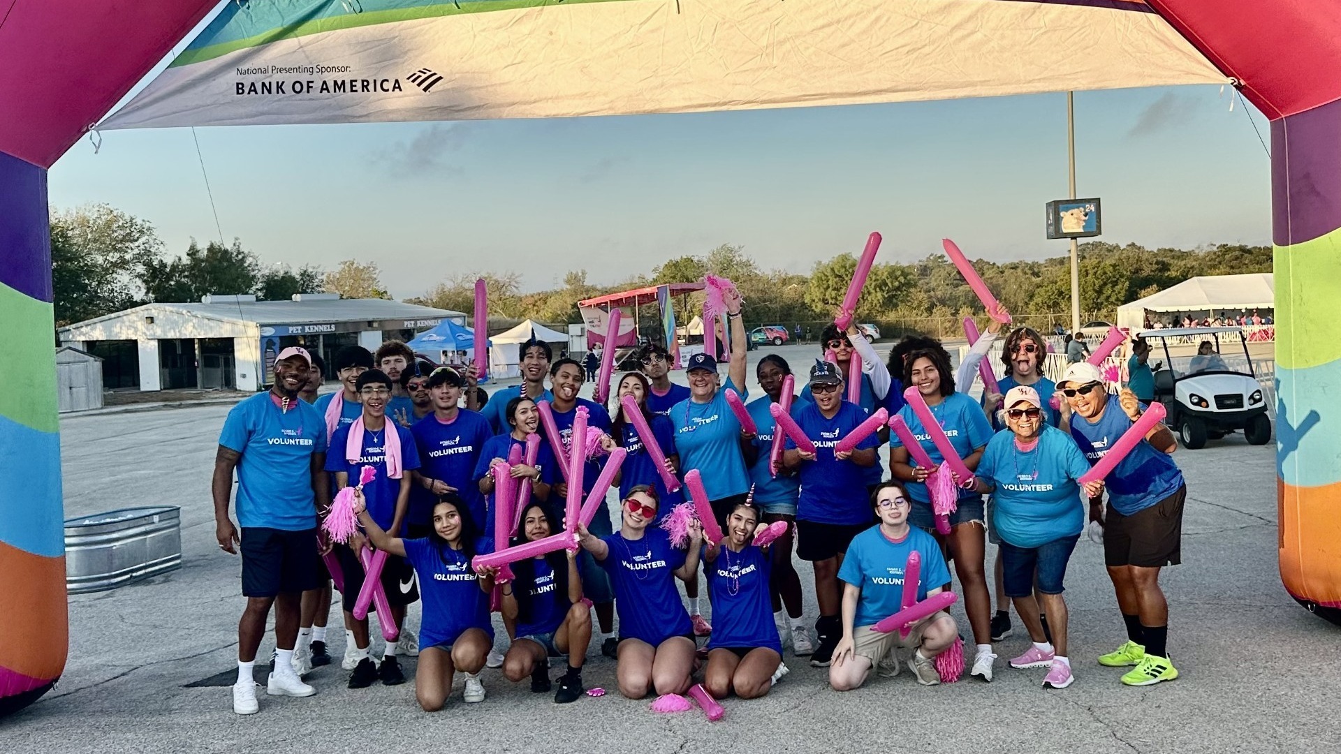 Slide 0 - VMHS XC Team Volunteering at the Susan G Komen 5K