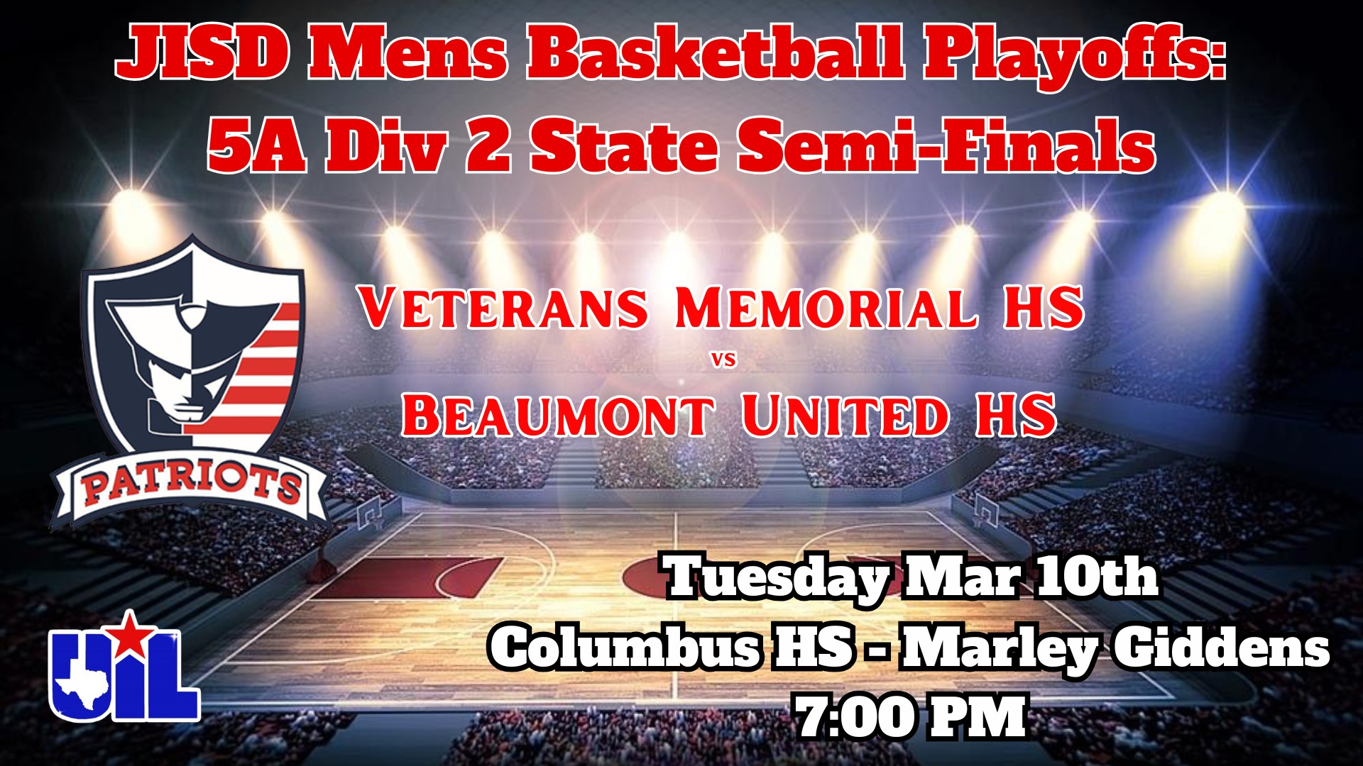 Slide 0 - 5A - Division II State Semi-Finals Information