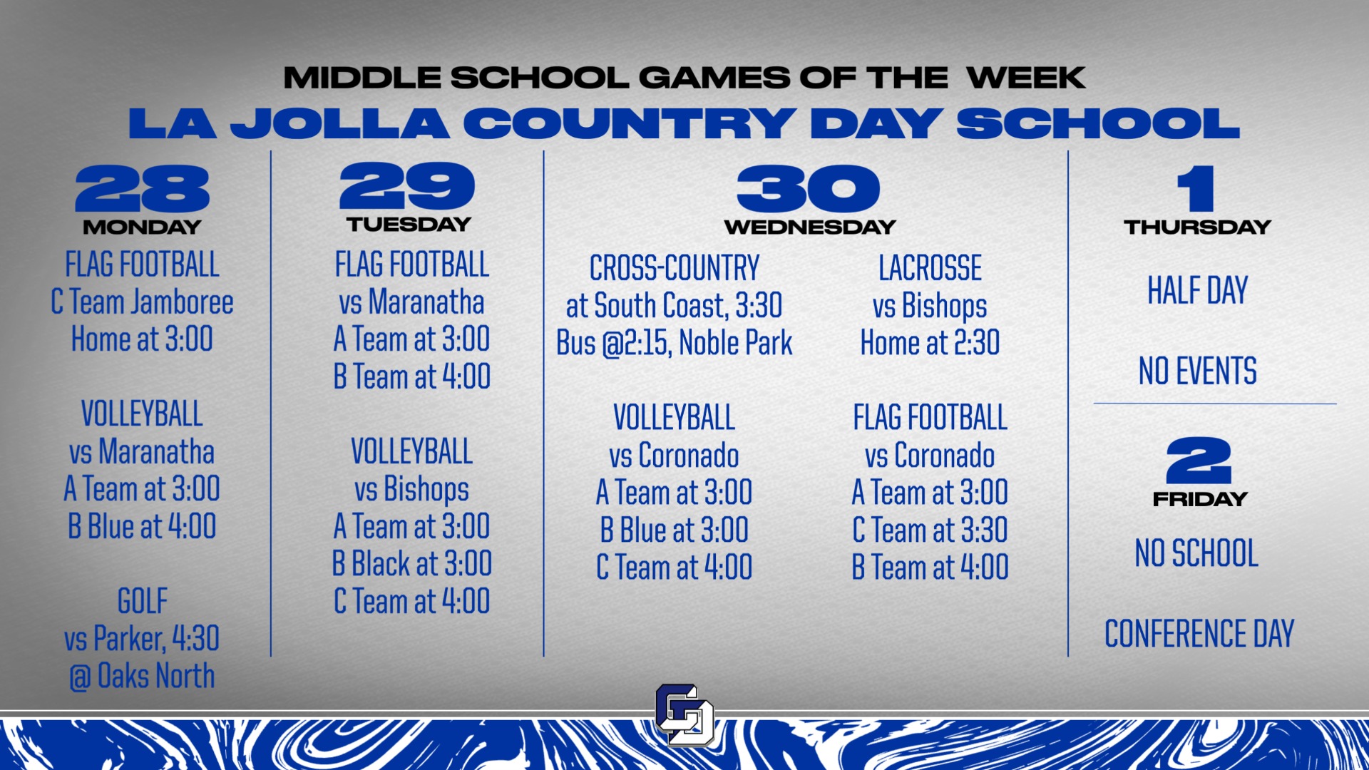 Slide 0 - Middle School Games!