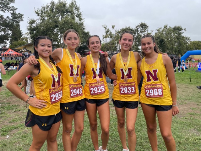 Our Frosh girls dominating at the Farmer's Invitational