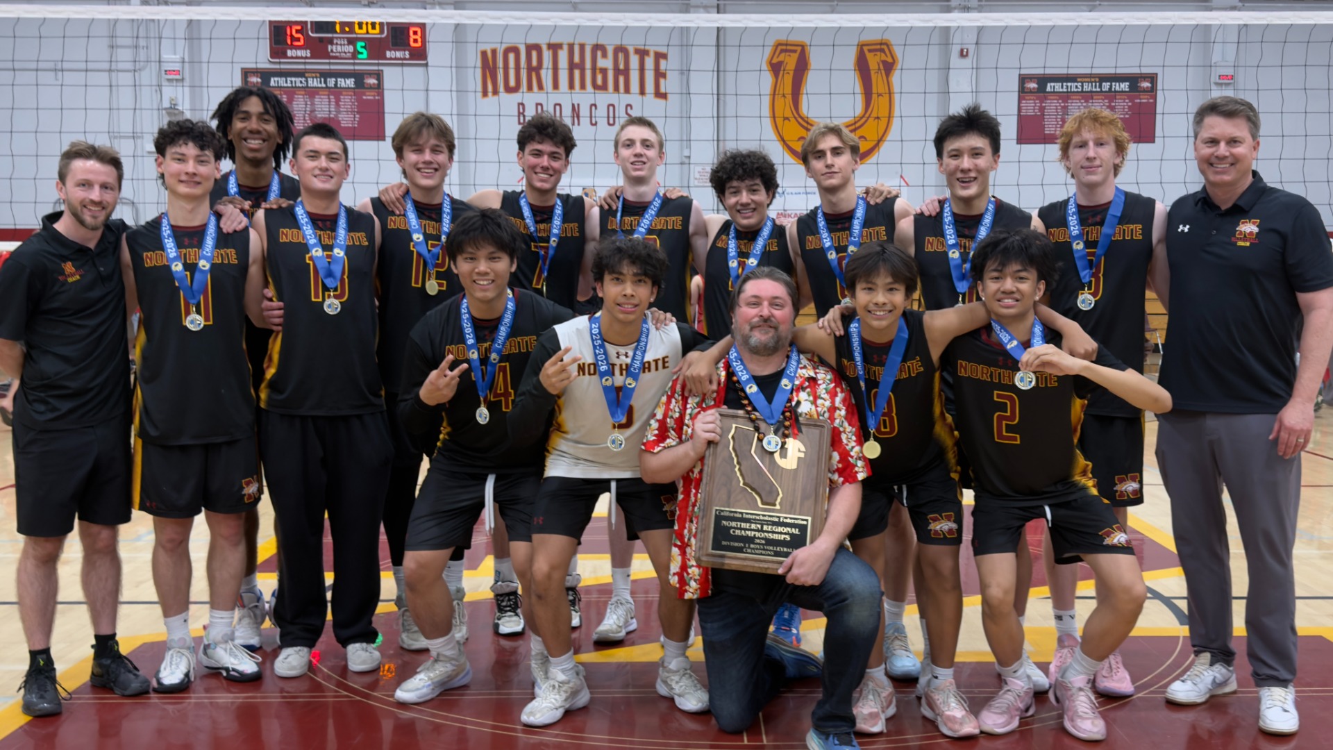 Slide 2 - Boys Volleyball NorCal Champions! 