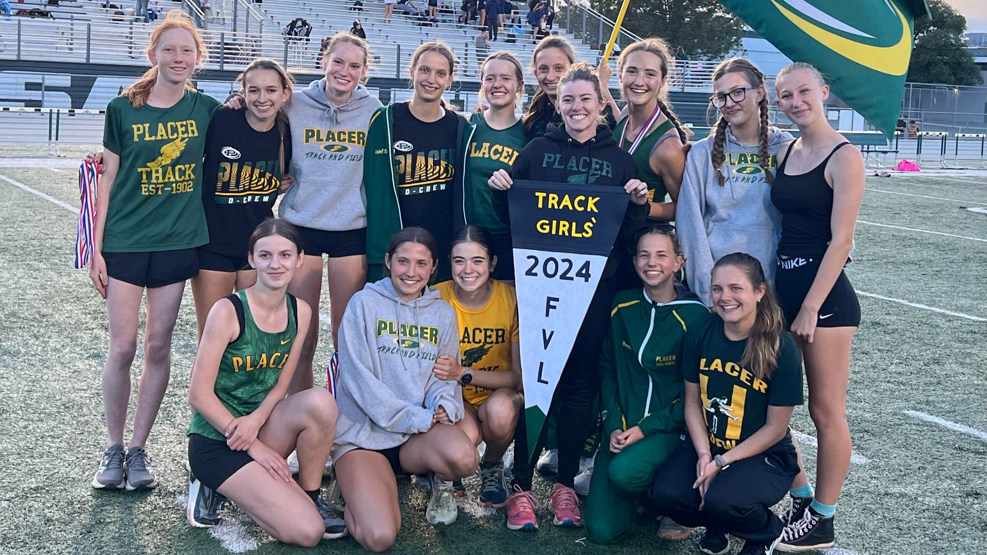 Slide 2 - Placer girls track and field 2024 FVL Champions