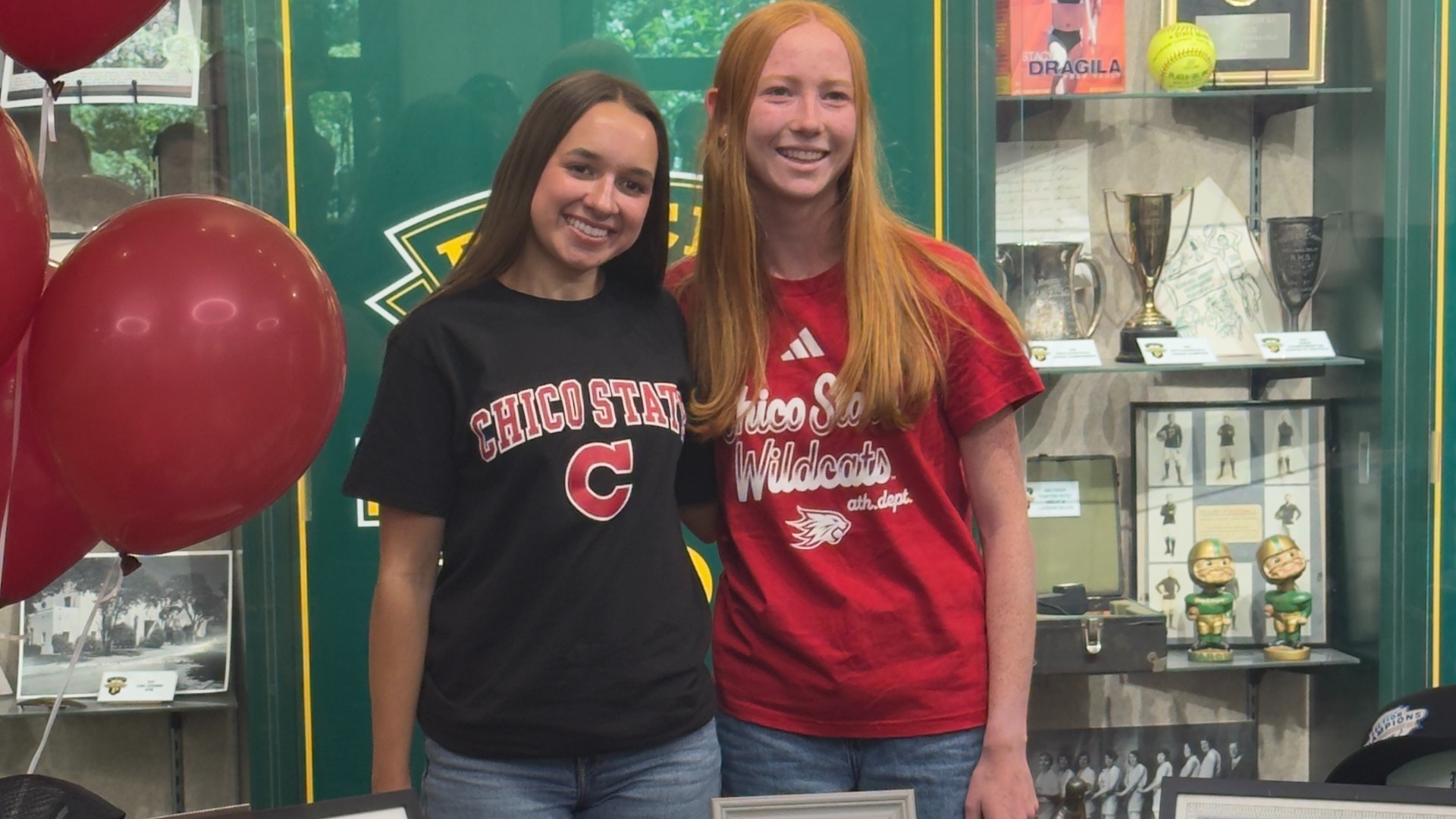 Slide 0 - Riley Anderson and Elise Bergqvist Committed to Chico State