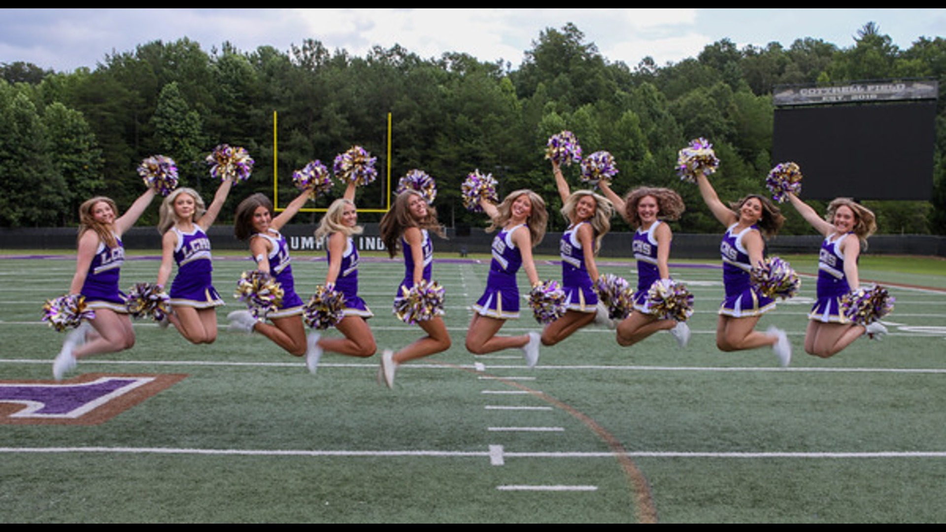 Slide 4 - "Get  Indian Excited this Friday Night" with our Senior Cheerleaders!
