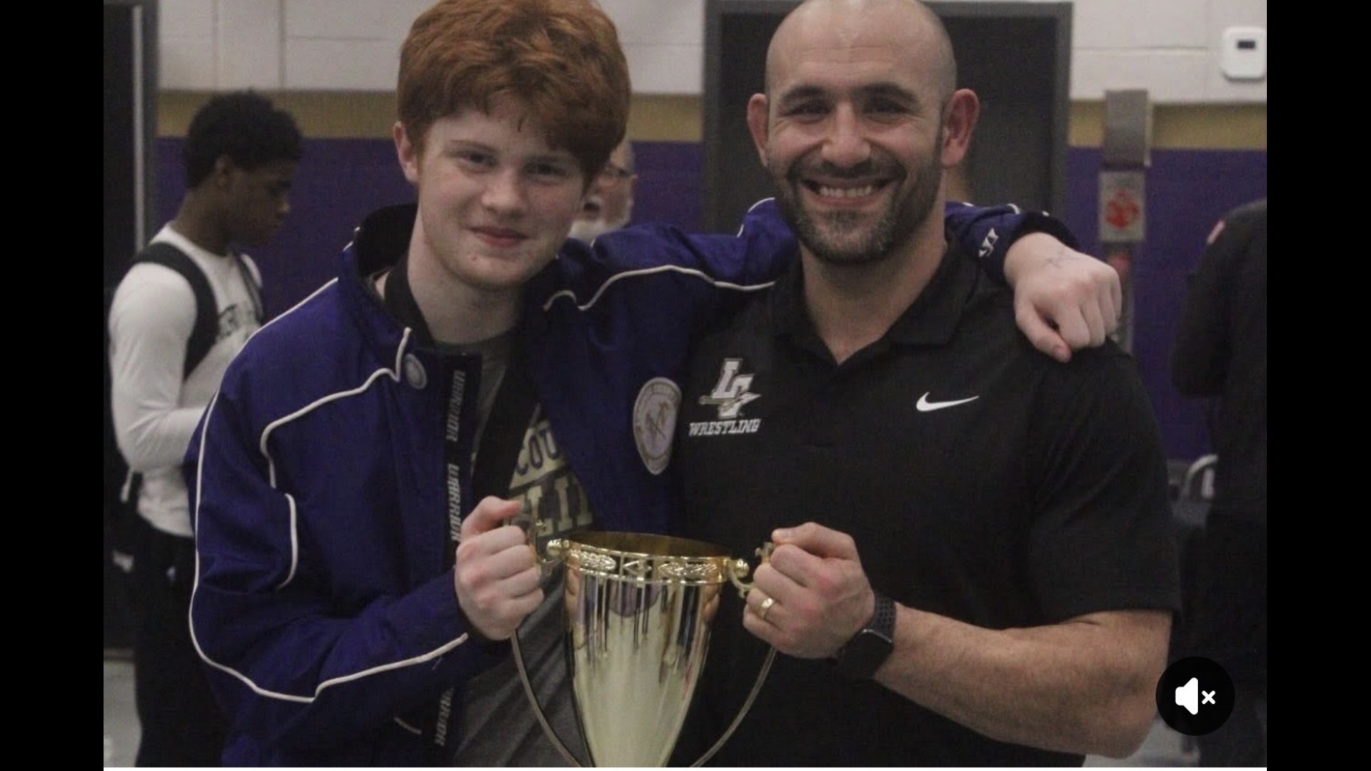 Slide 0 - Collecting the hardware! Come see the boys wrestle at Traditional State Wednesday and Thursday