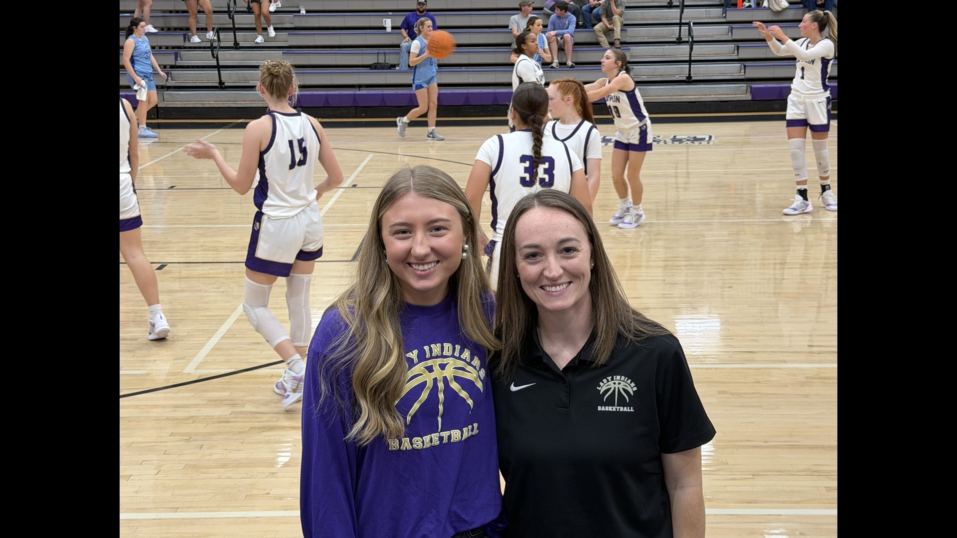 Slide 2 - Coach Richerson's two varsity assistants - Lexi Pierce and Taylor Tritt.  Welcome ladies!