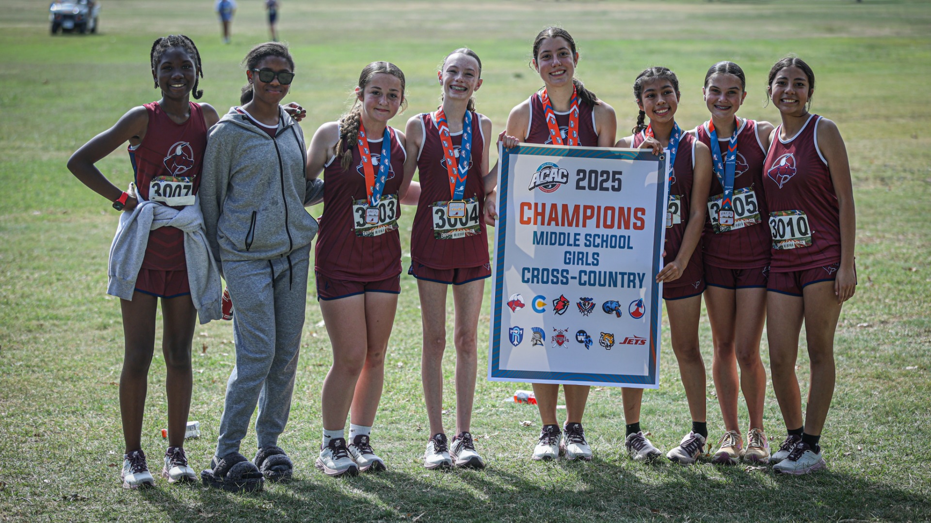 Slide 0 - Lady Bulls Crowned 2025 ACAC Girls Cross-Country Champions