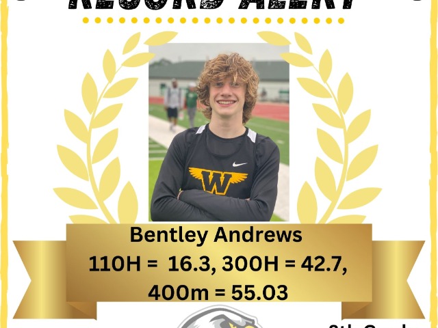 2023 WMS Boys Track and Field Record Alerts