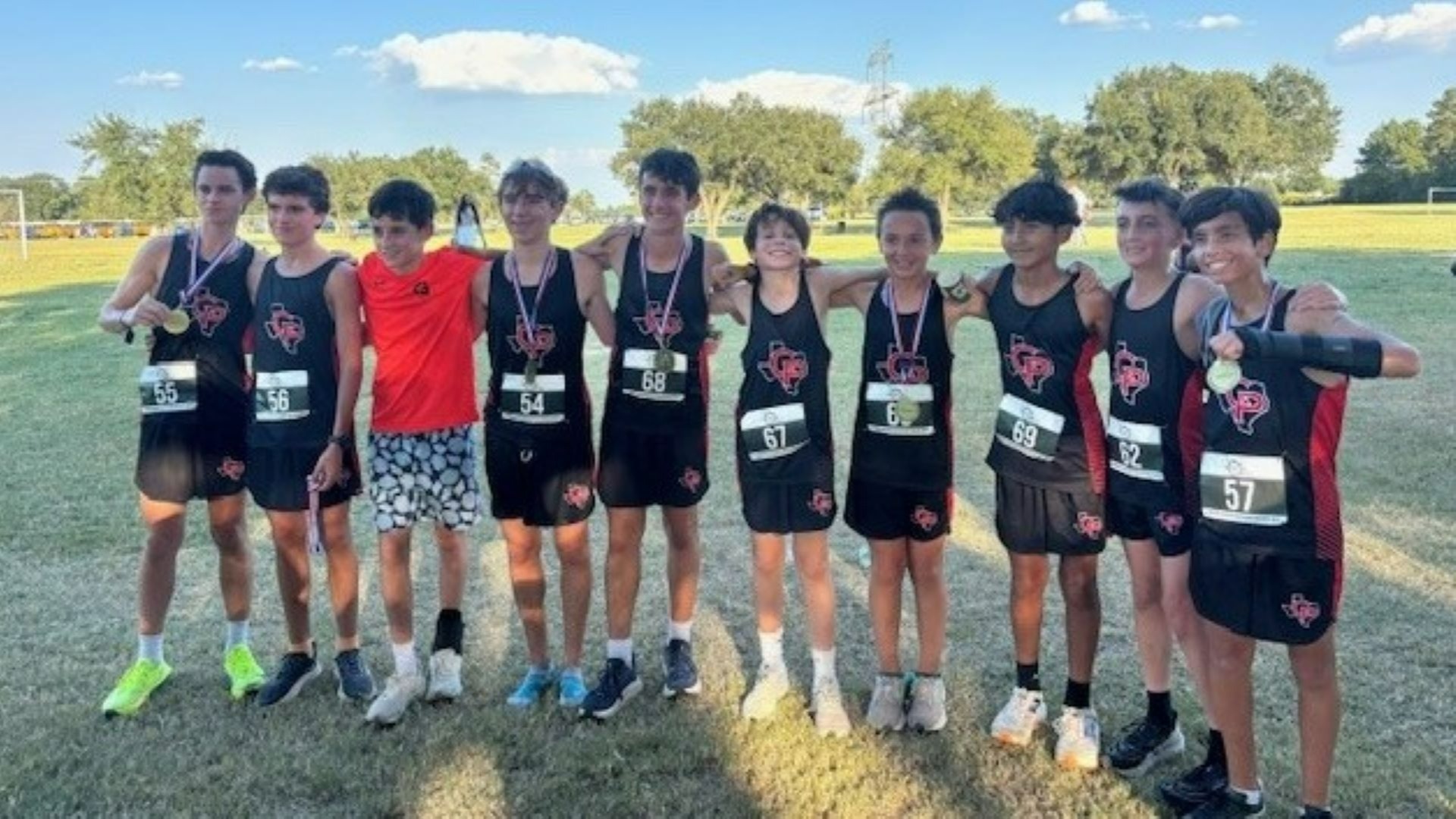 Slide 2 - 2025 8th Grade Boys Back-to-Back Cross Country District Champs