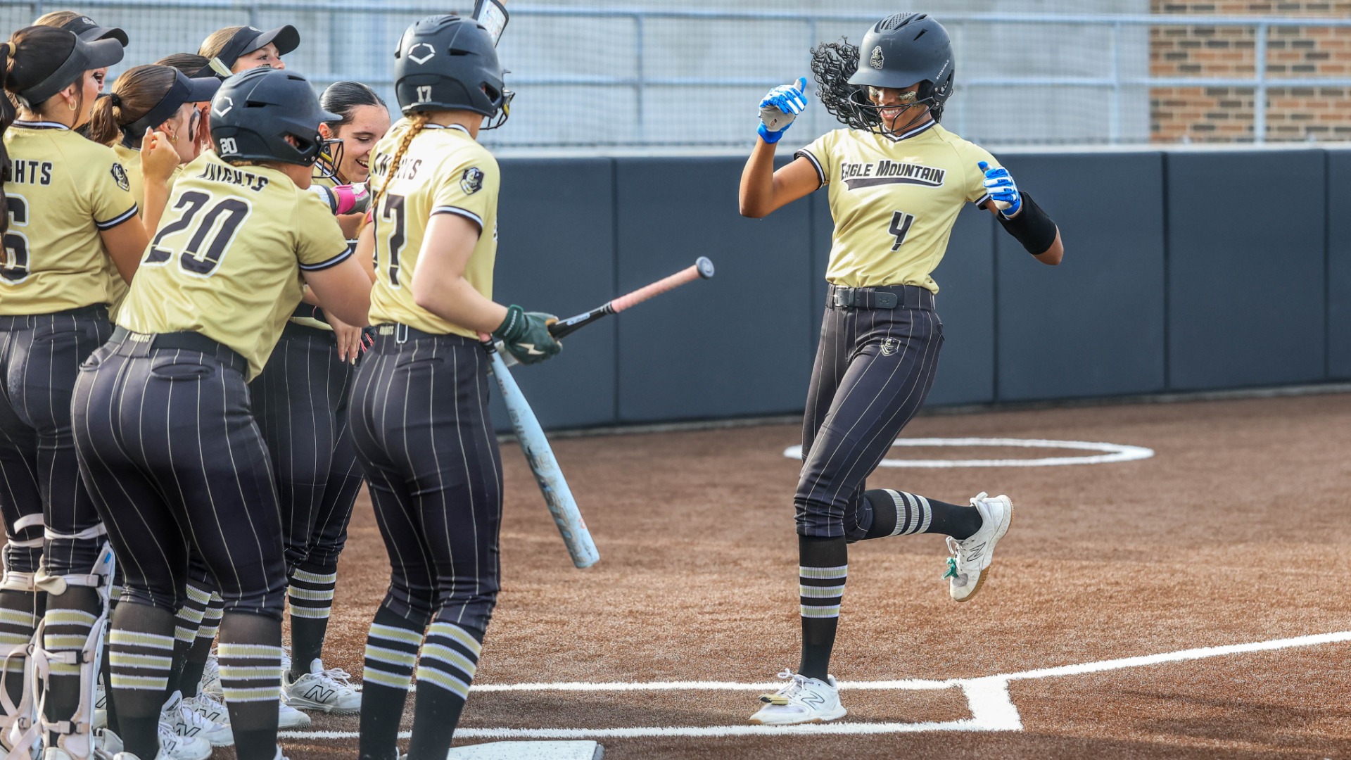 Slide 0 - KNIGHTS DOMINATE SENIOR NIGHT SHOWDOWN