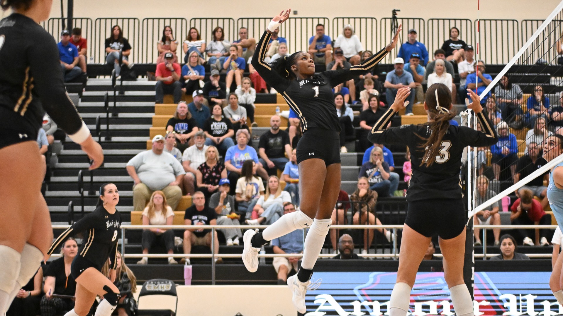 Slide 4 - LADY KNIGHTS SCORE THIRD CONSECUTIVE 3-0 SWEEP