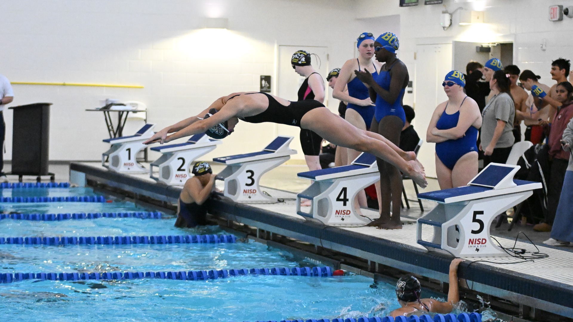 Slide 1 - KNIGHTS SWIM STRONG AT EMS MEET