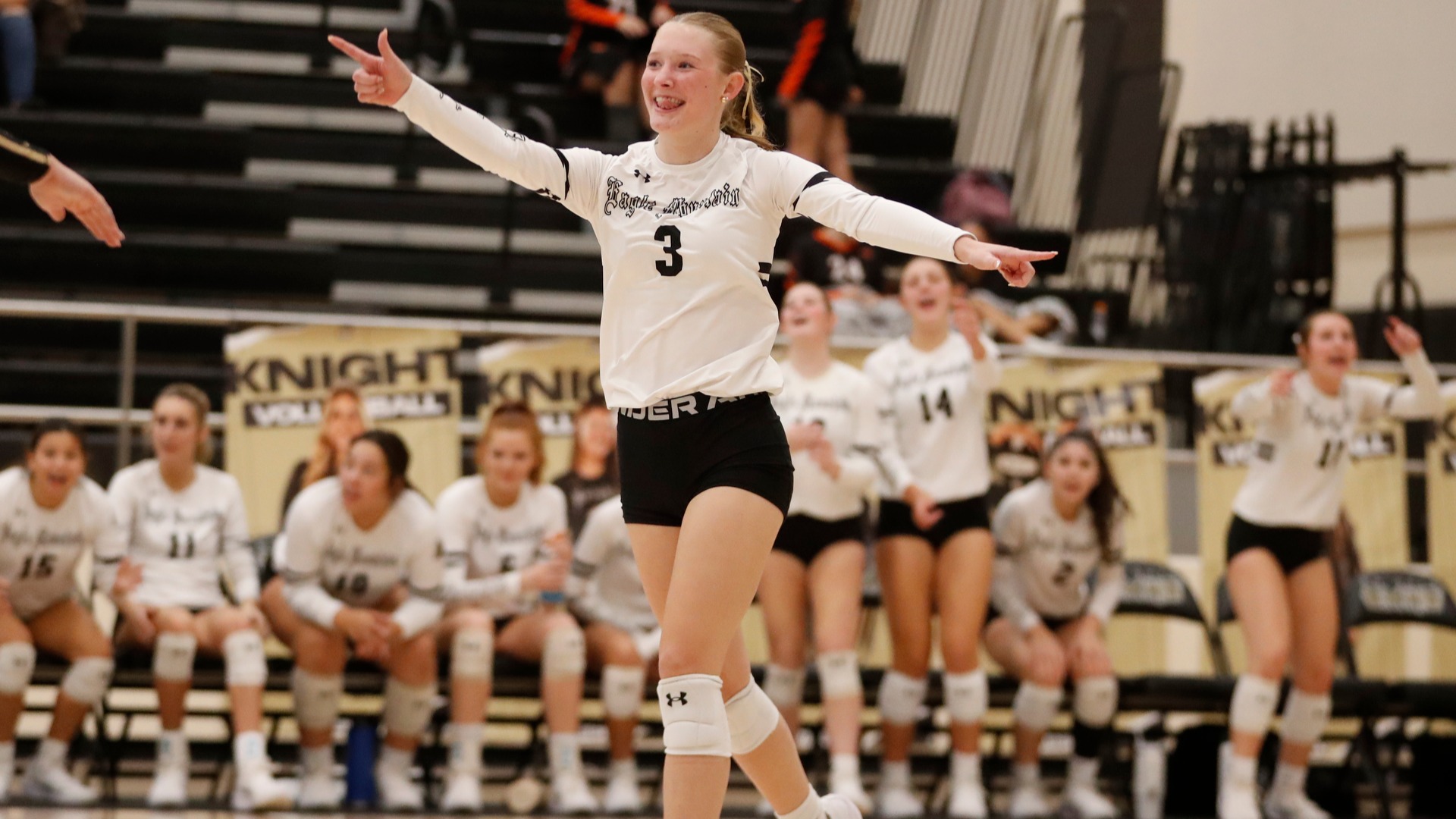 Slide 3 - LADY KNIGHTS BRING HOME FIFTH 3-0 VICTORY IN A ROW