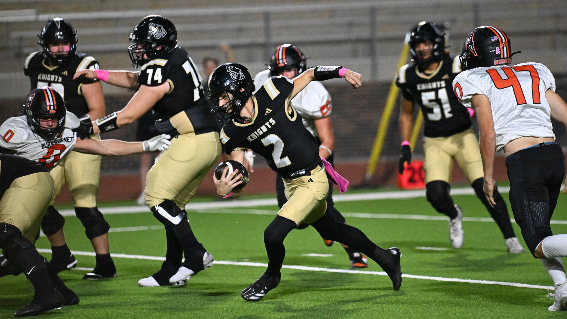 Slide 1 - KNIGHTS TAKE THE WIN AGAINST BURKBURNETT
