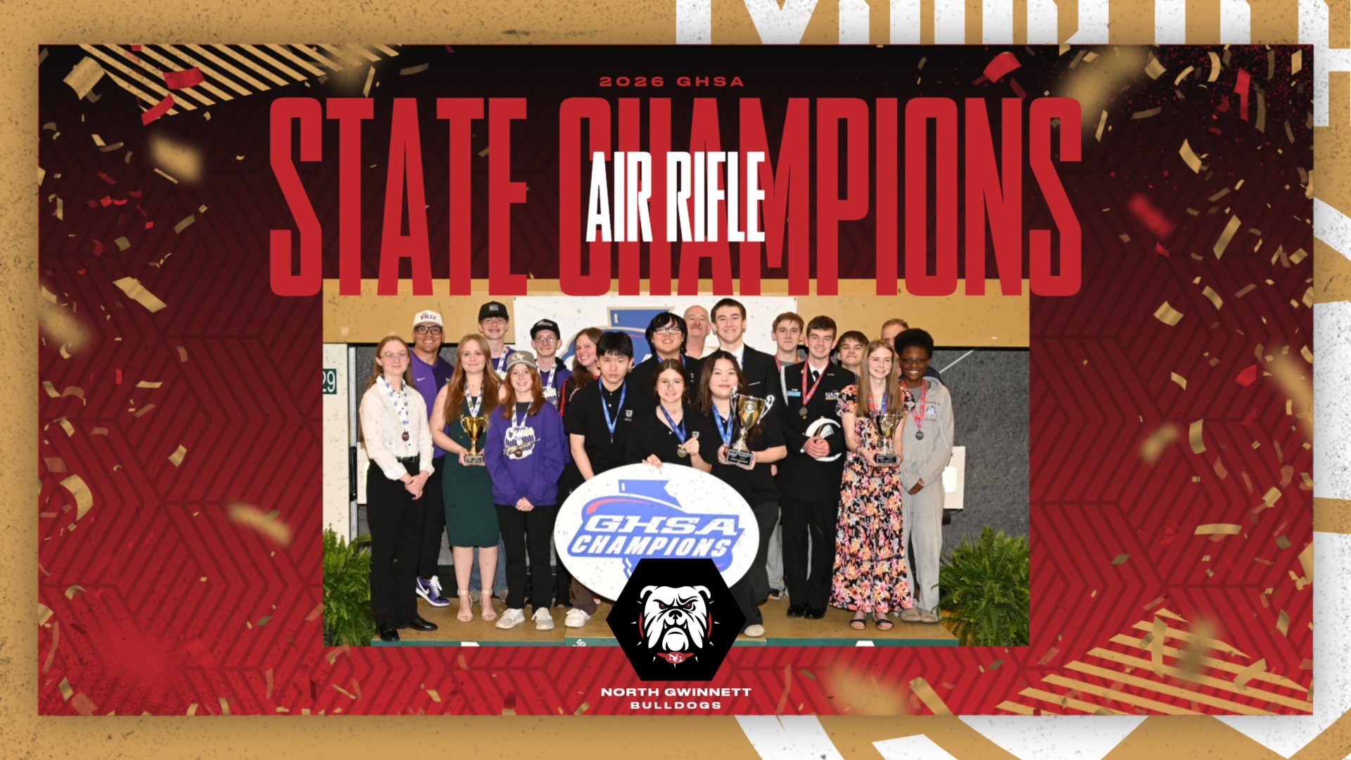 North Gwinnett HS is the 2026 GHSA State Champions in Air Rifle