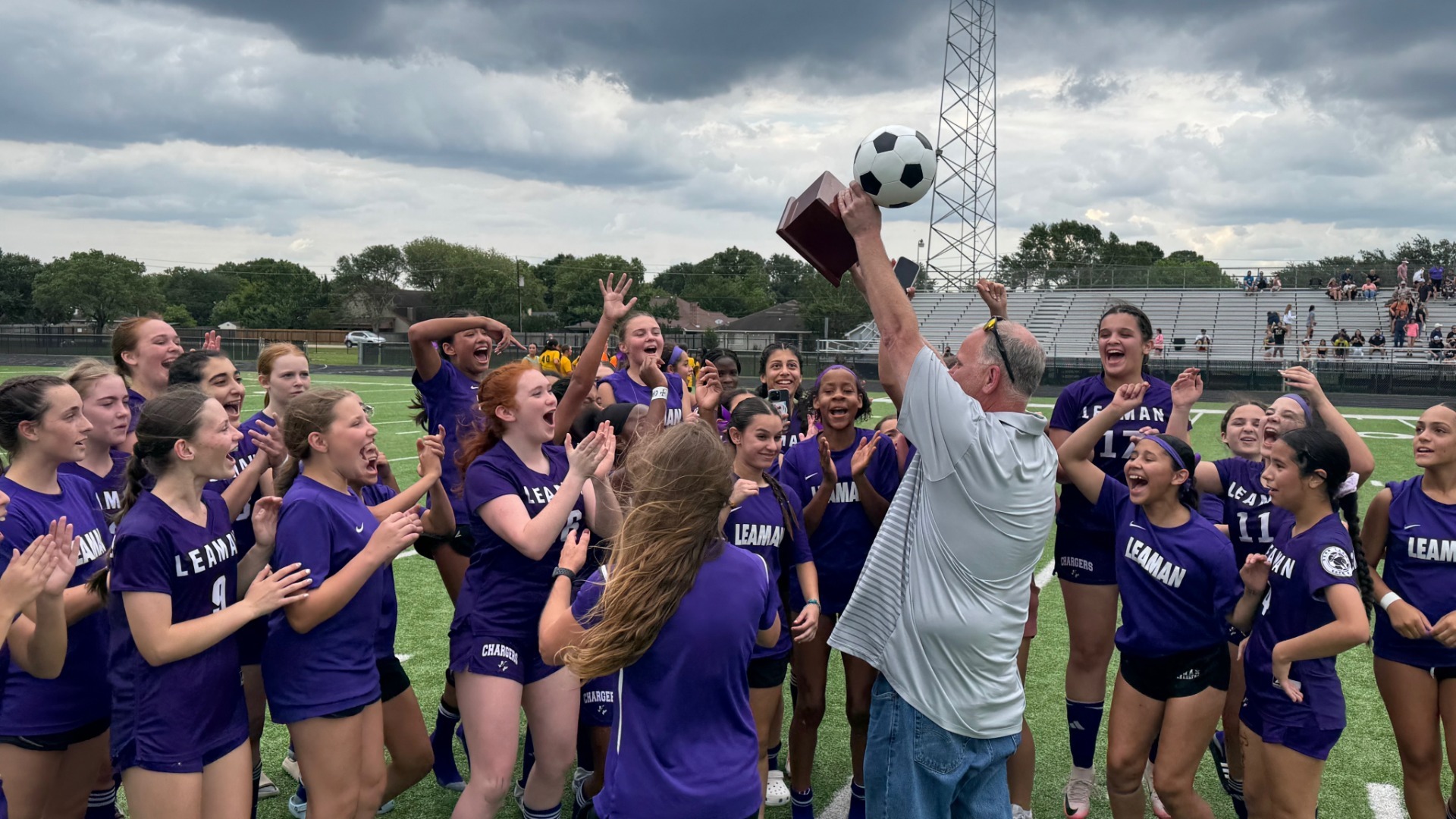 Slide 8 - Girls Soccer LCISD Champions!