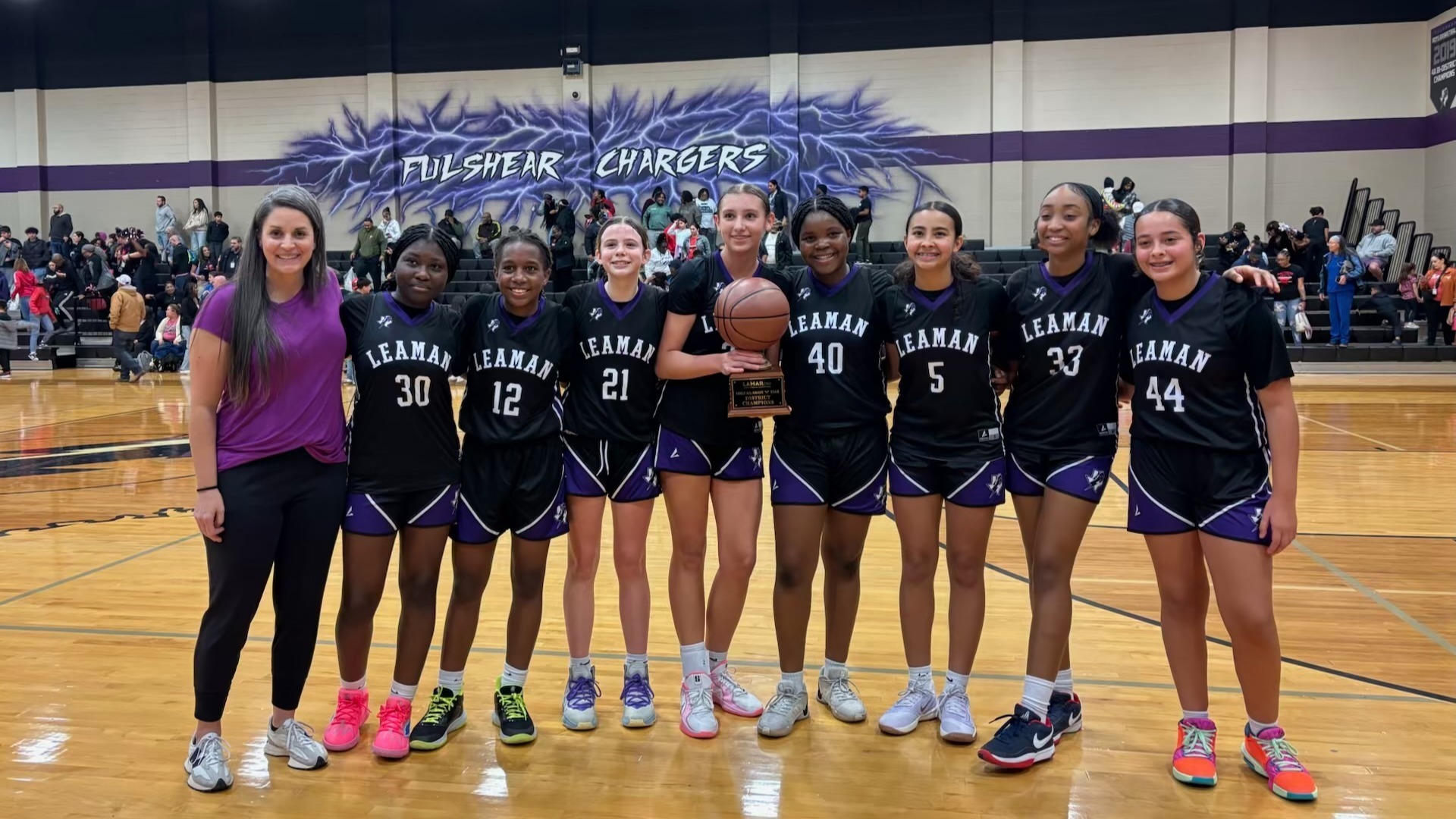 Slide 4 - 8th A team Basketball District Champions