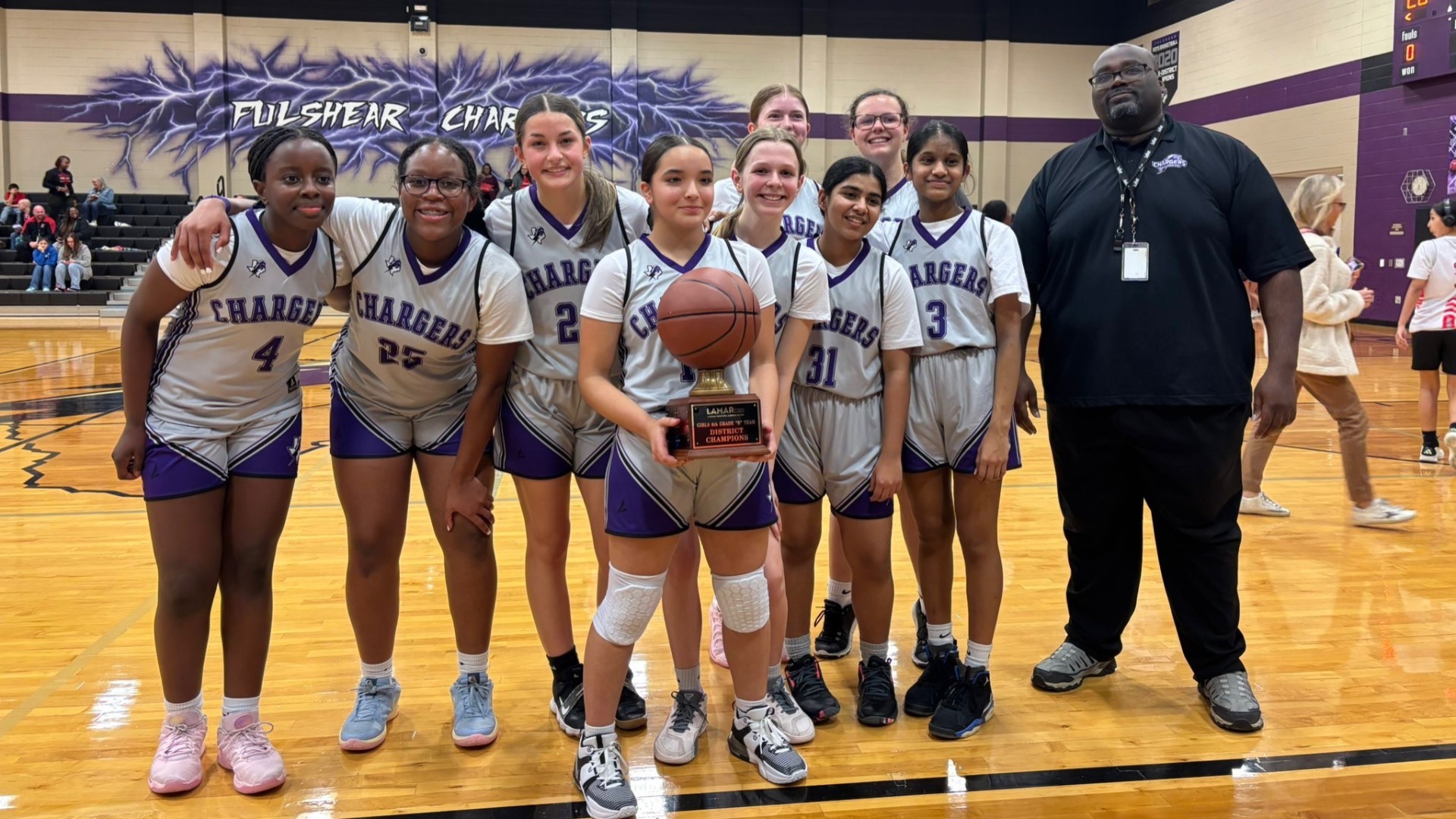 Slide 9 - 8th B Basketball District Champions