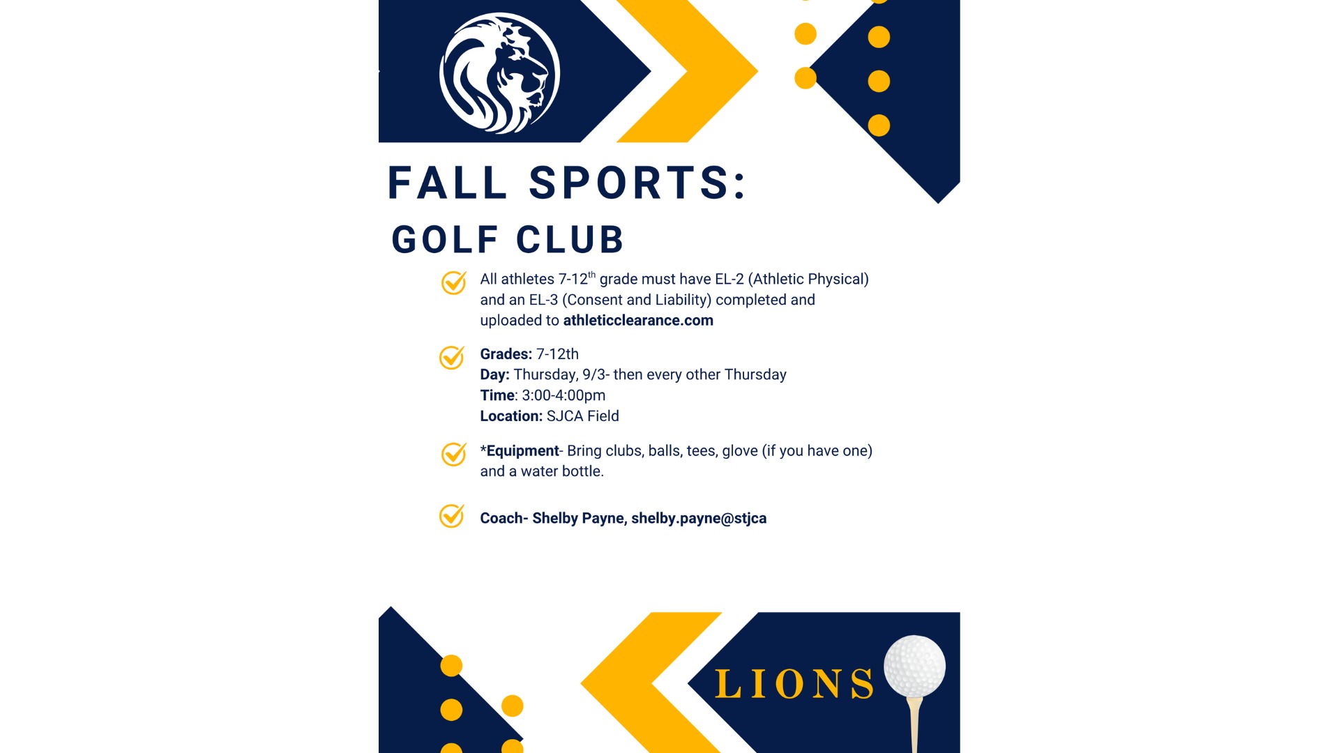 Slide 1 - Golf Club