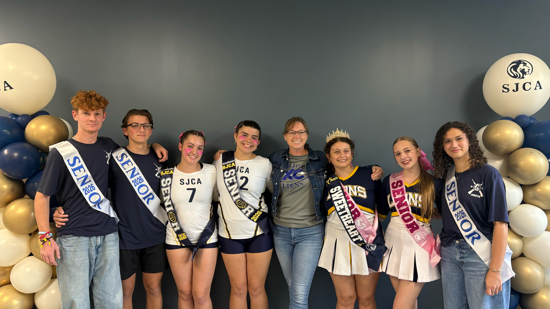 Slide 8 - Fall sports senior night!