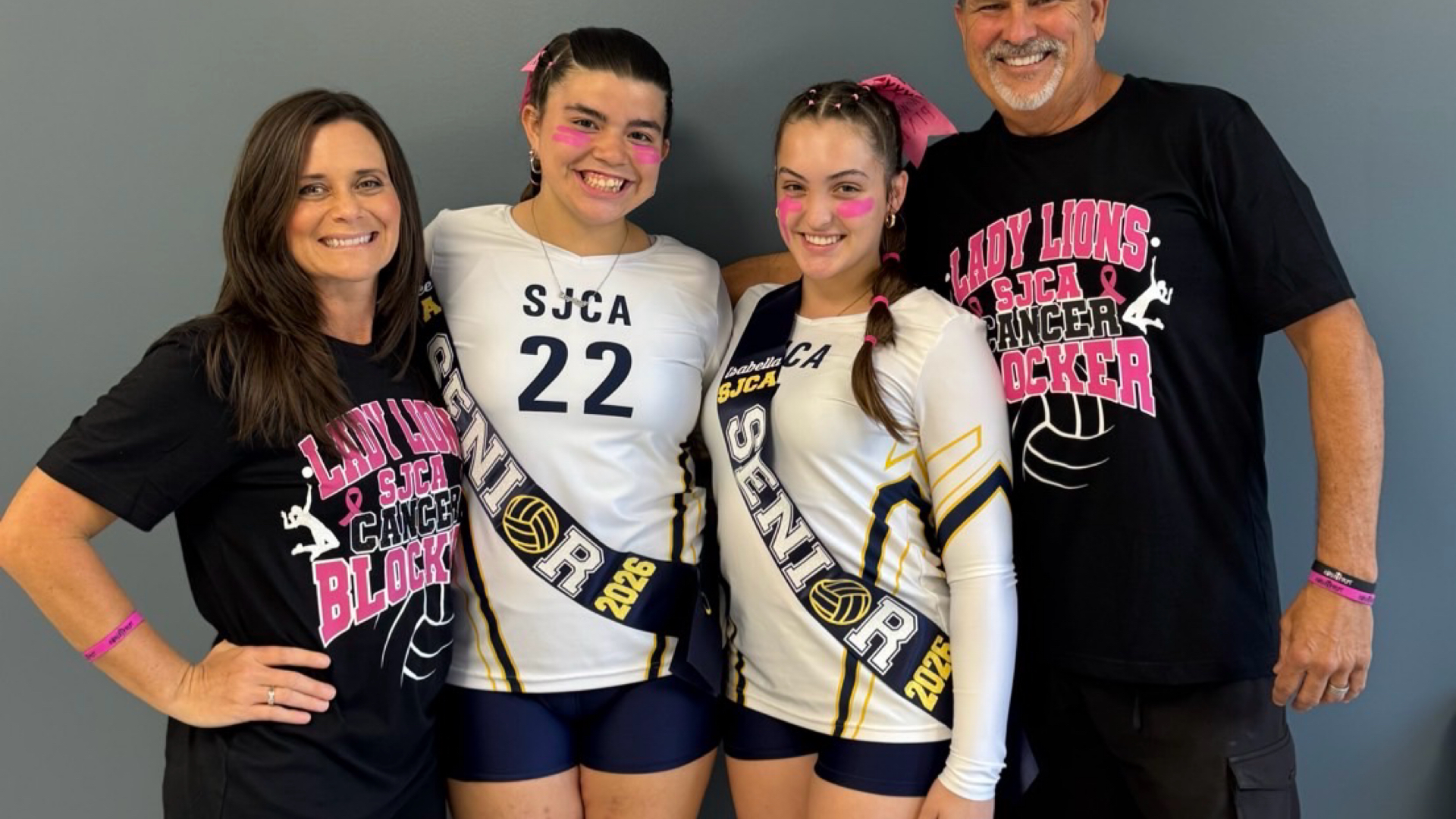 Slide 7 - JV volleyball senior night!