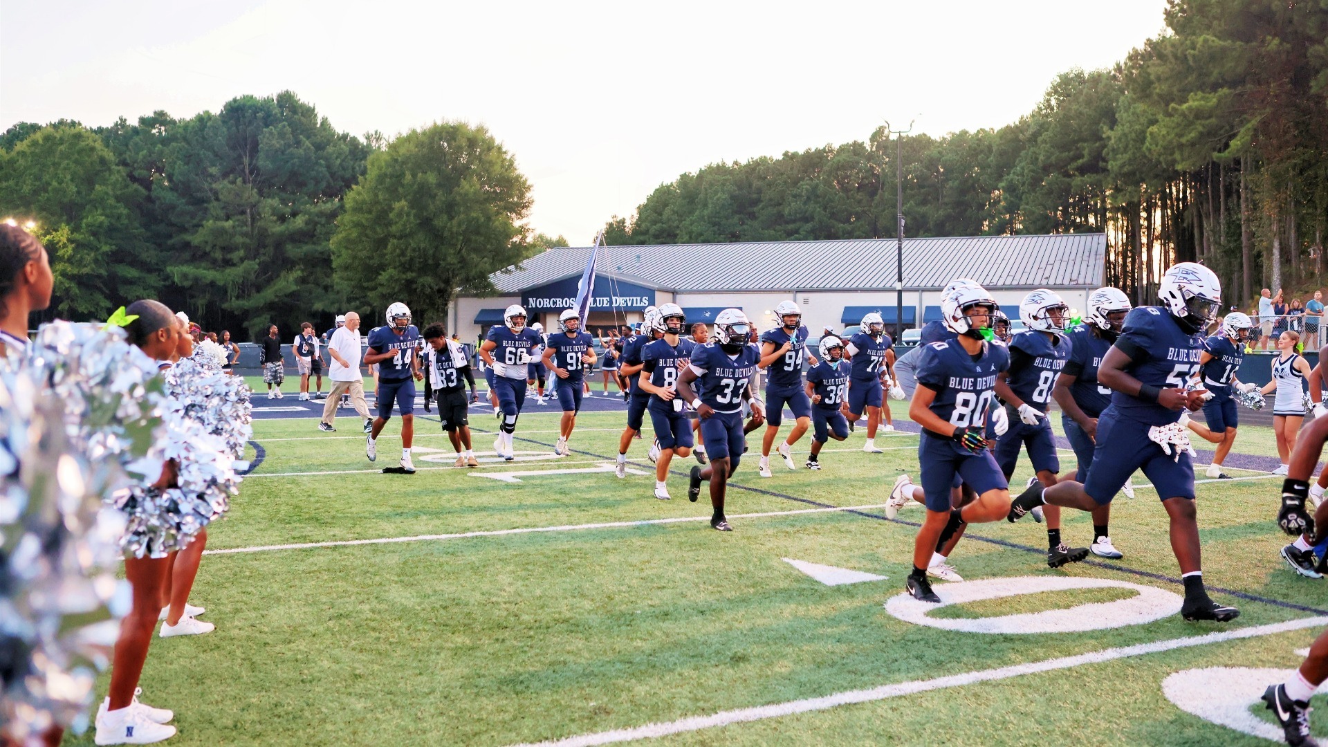 Blue Devils Taking the Field