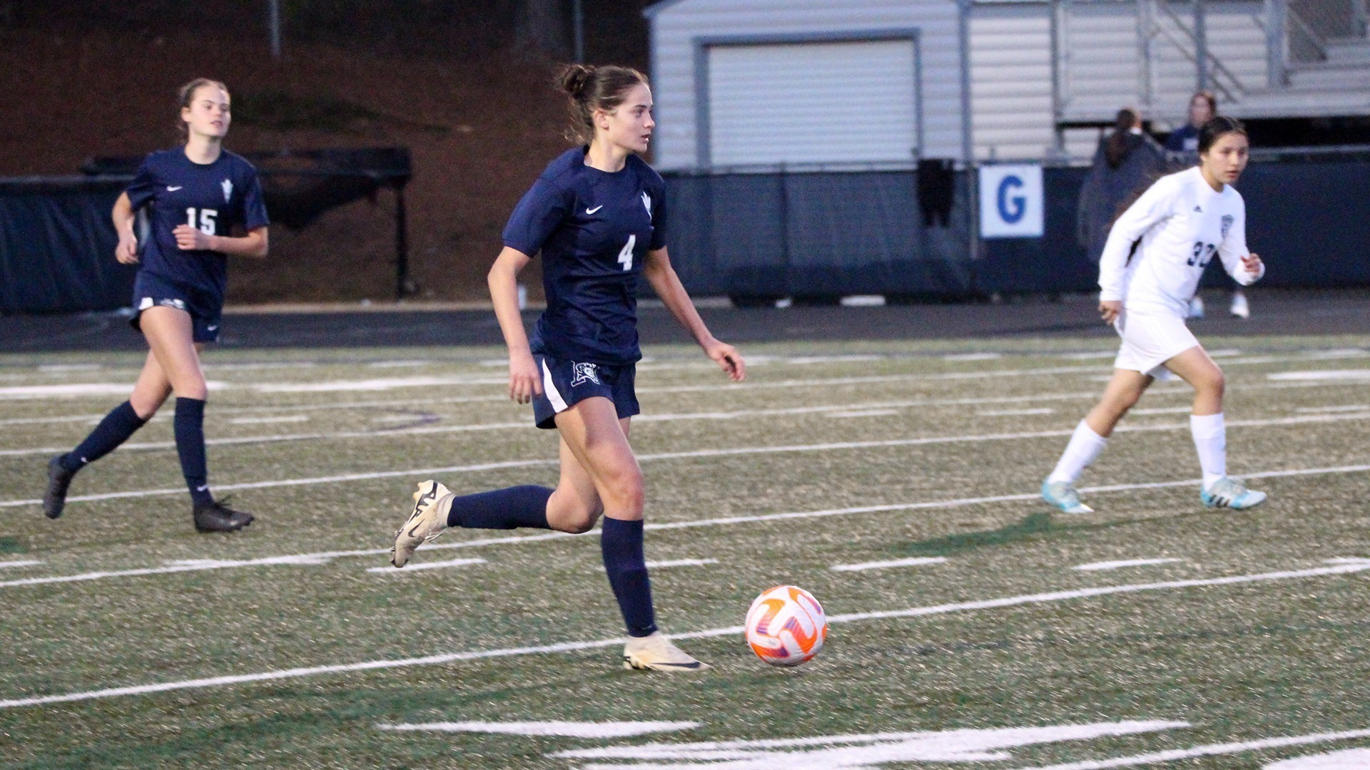 Varsity Girls Soccer in Action 