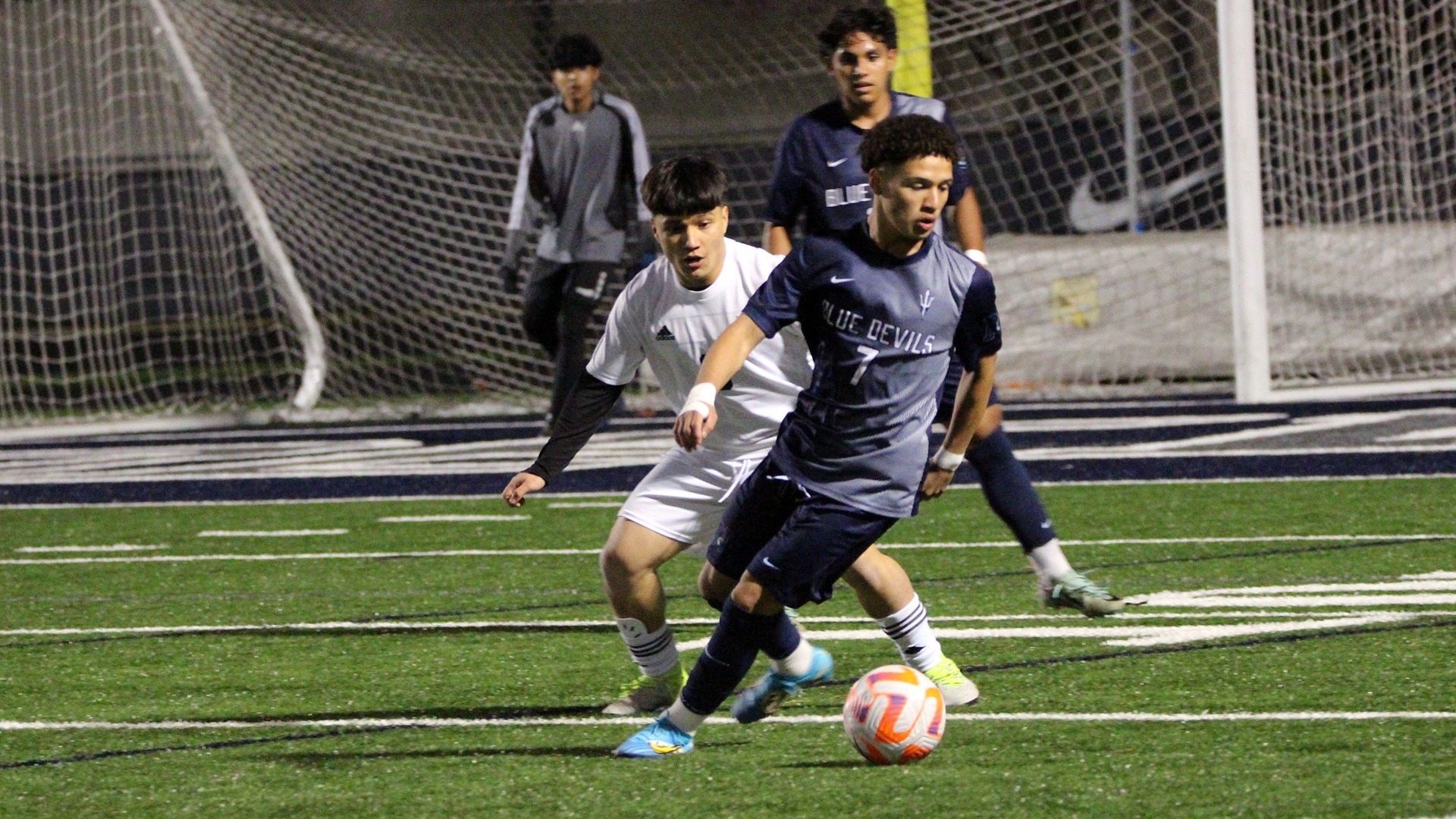Varsity Boys Soccer Action 