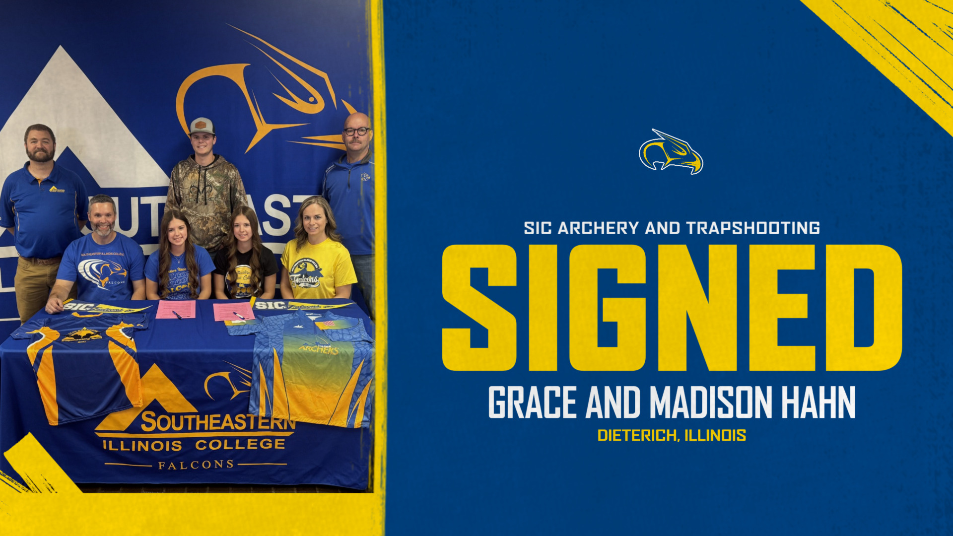 Slide 0 - Hahn Sisters Sign with Southeastern Illinois College Trapshooting and Archery Programs