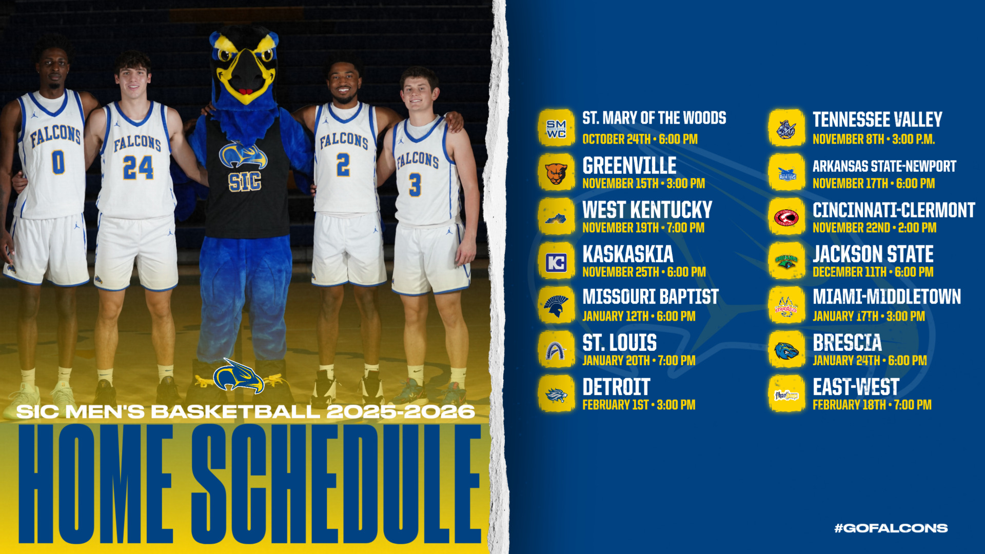 Slide 0 - 2025-2026 BASKETBALL SCHEDULE RELEASED