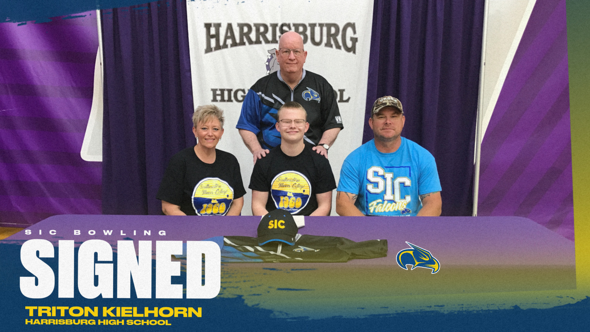 Southeastern IllinoisSlide 2 - Harrisburg's Kielhorn signs with SIC Men's Bowling Team