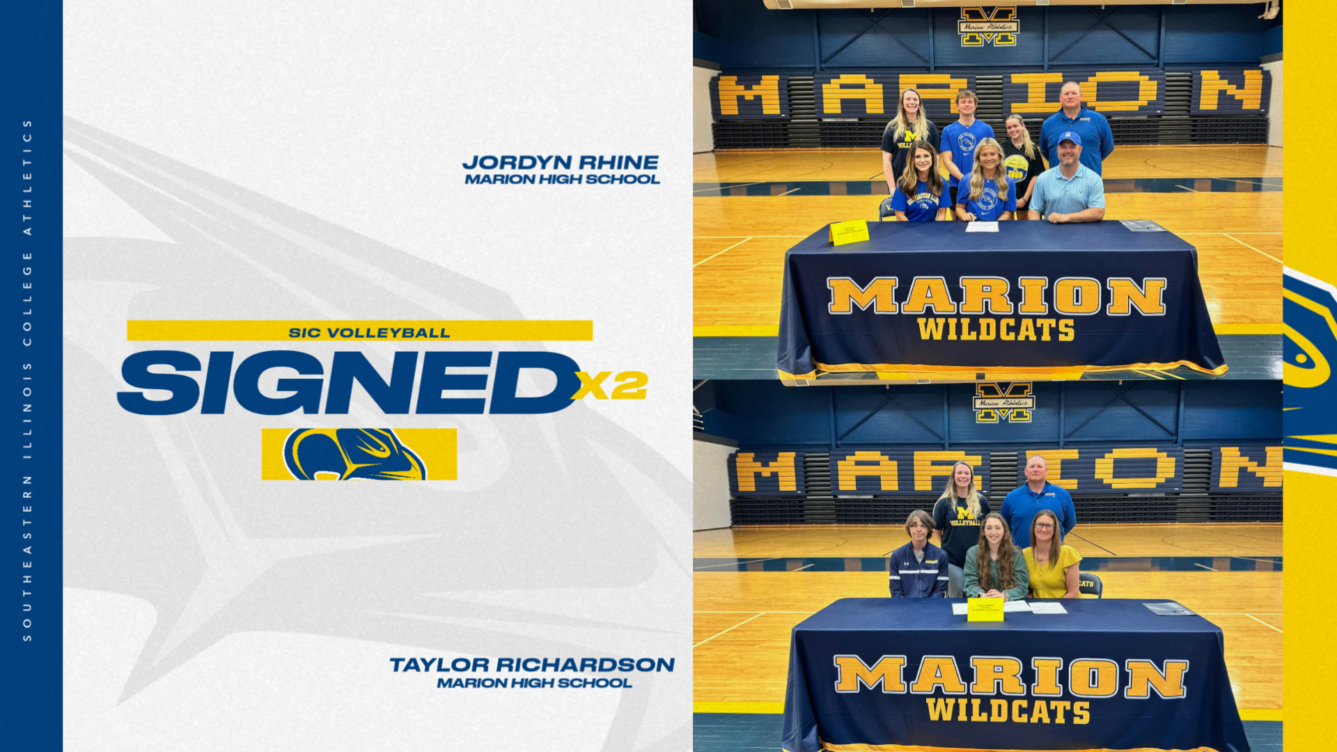 Southeastern IllinoisSlide 5 - SIC VOLLEYBALL SIGNS TWO FROM MARION