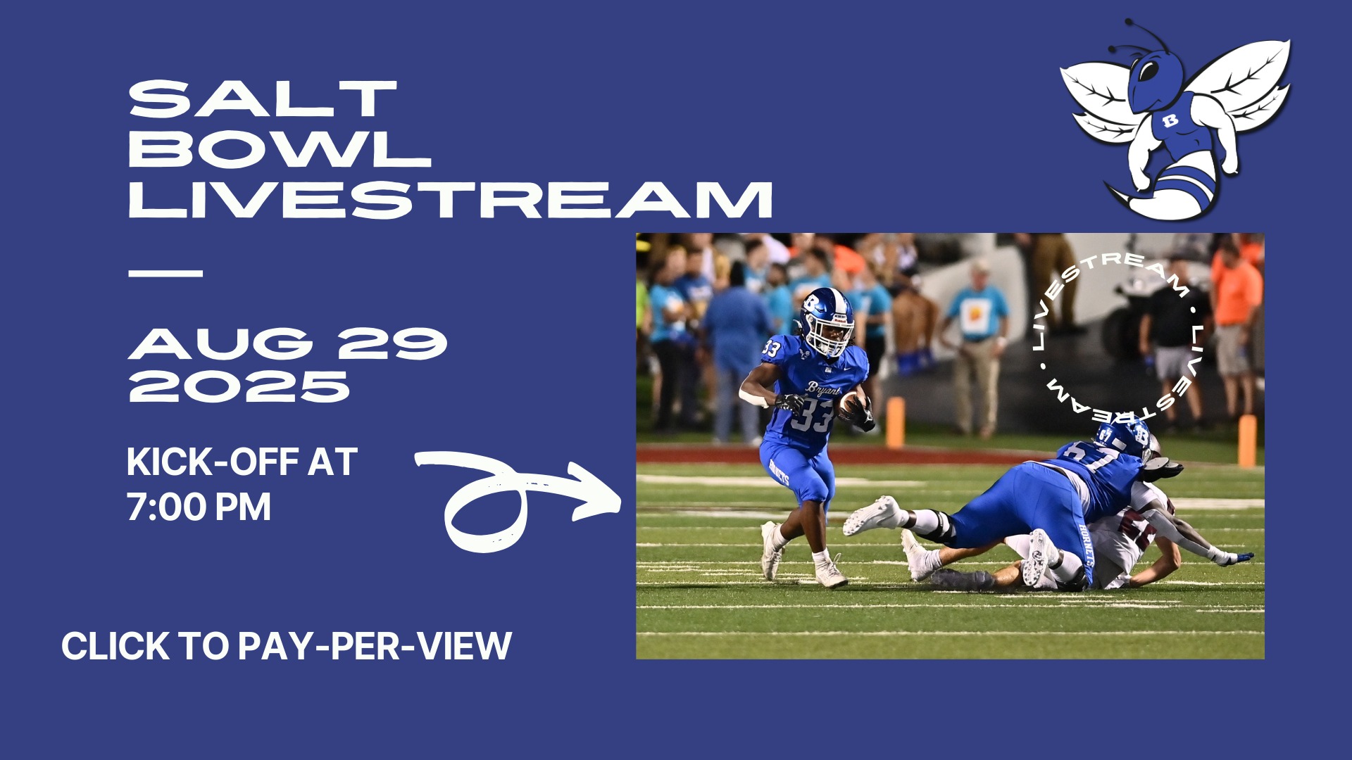 Slide 0 - Salt Bowl Livestream Link