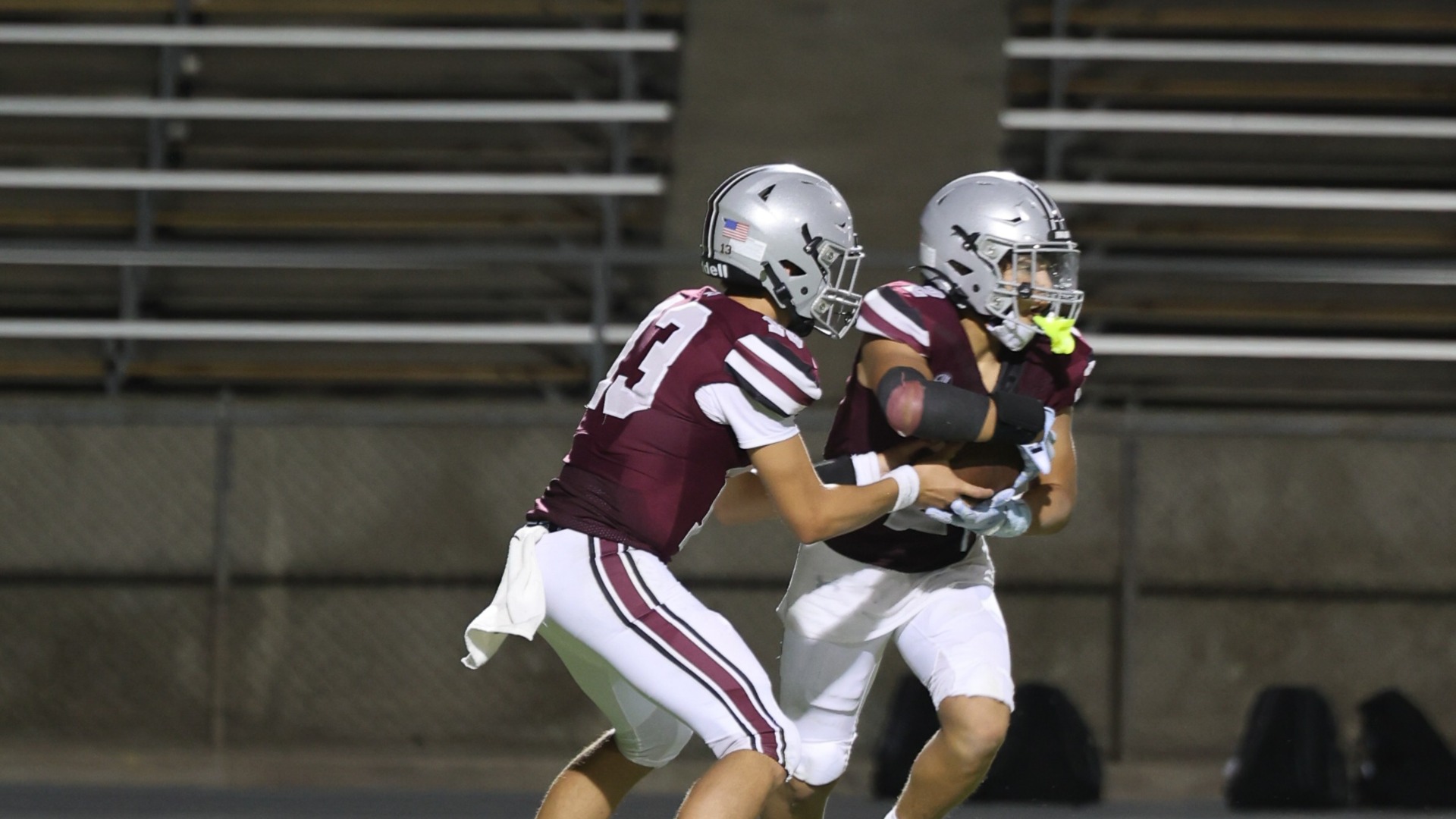 Slide 1 - Kaden Silvas powers to 143 yards against San Luis Obispo. 