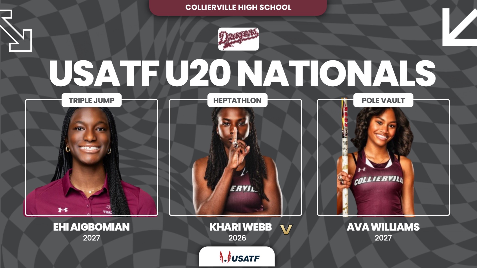Slide 1 - COLLIERVILLE TRACK & FIELD TRIO SET FOR USATF U20 CHAMPIONSHIPS AT HAYWARD FIELD 