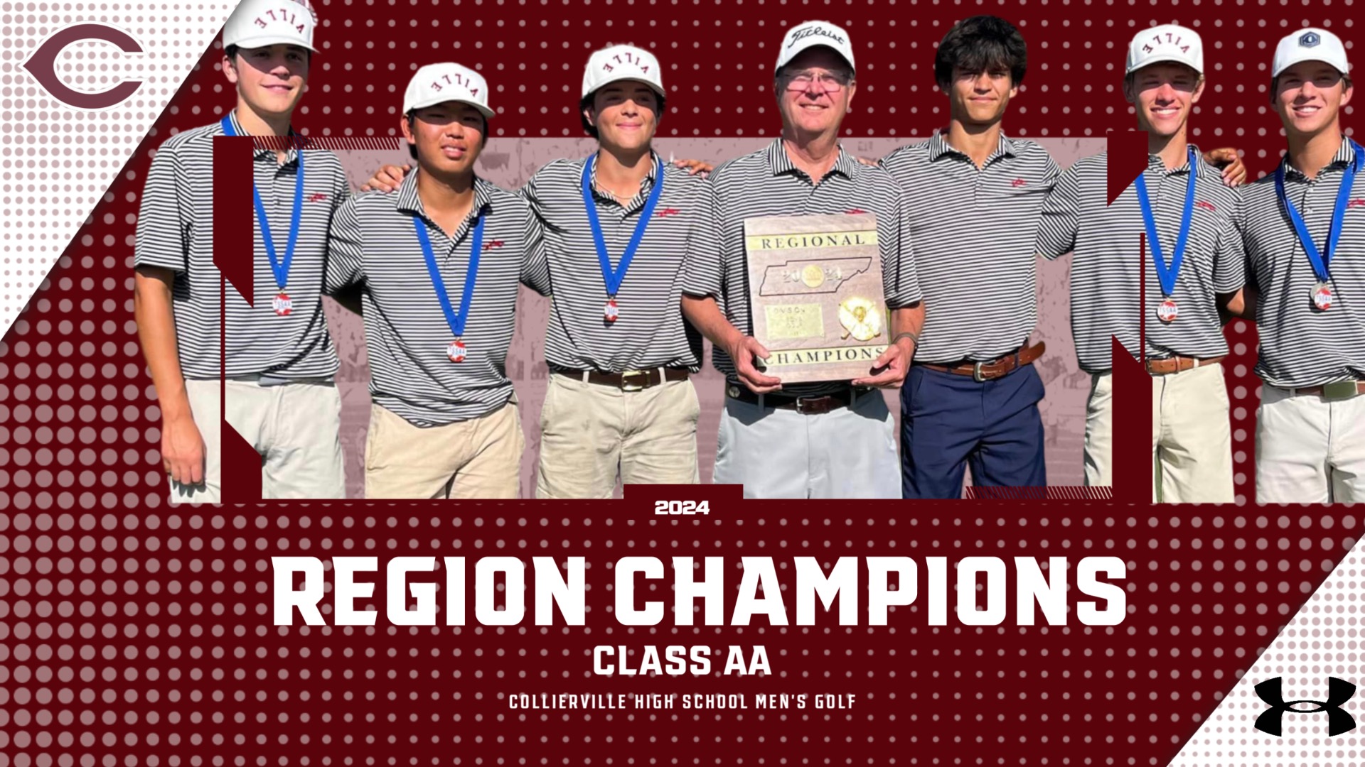 Slide 8 - COLLIERVILLE MEN'S GOLF TEAM CLAIMS THIRD CONSECUTIVE REGIONAL CHAMPIONSHIP