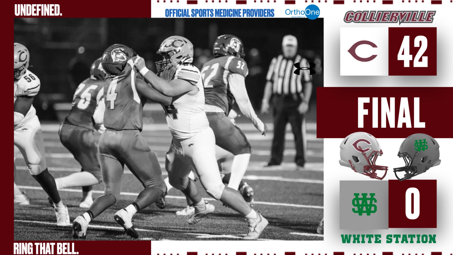 Slide 3 - COLLIERVILLE HIGH SCHOOL FOOTBALL REMAINS UNDEFEATED WITH 42-0 WIN OVER WHITE STATION