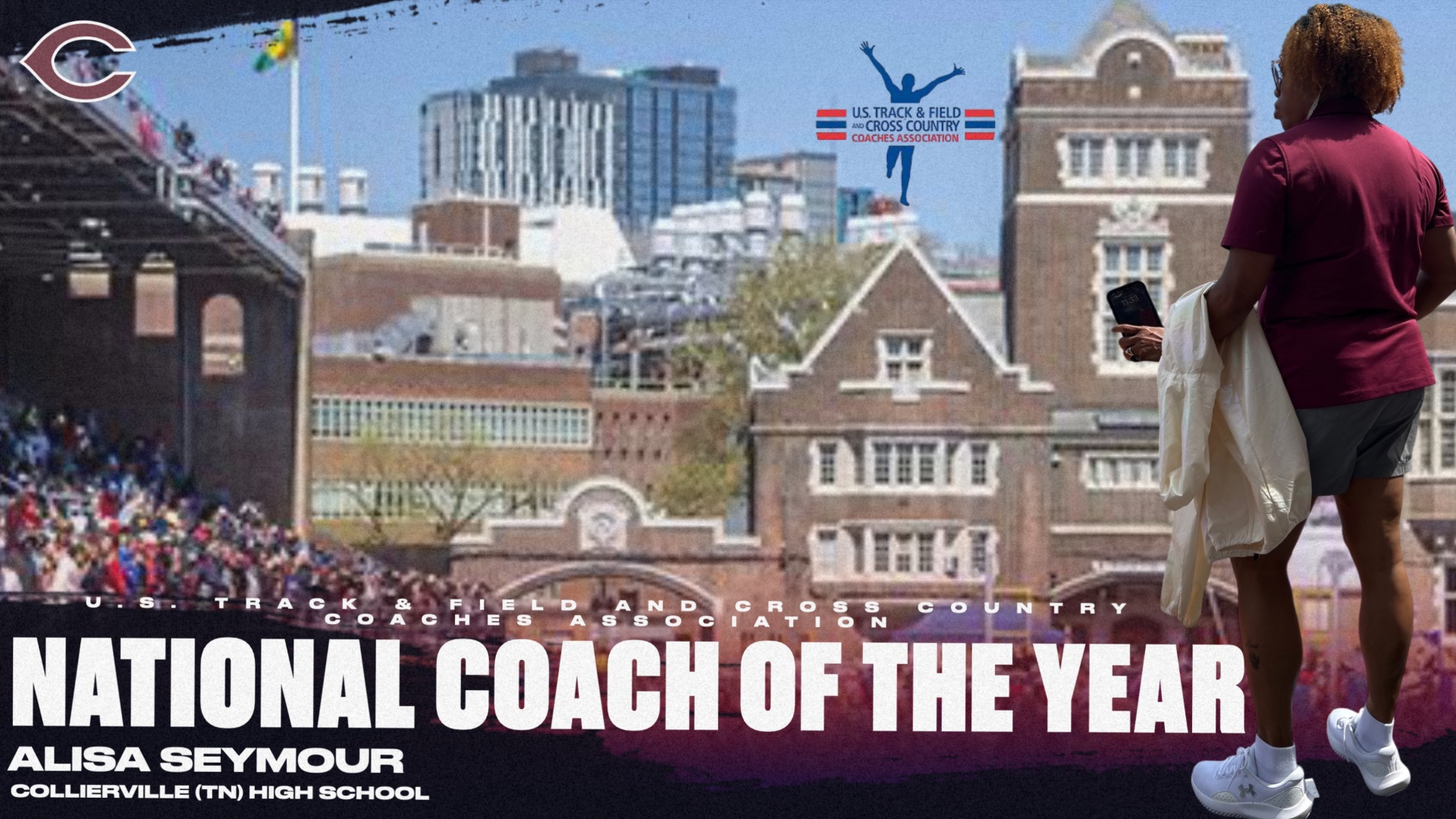 Slide 6 - COLLIERVILLE HEAD COACH ALISA SEYMOUR NAMED NATIONAL HIGH SCHOOL GIRLS TRACK & FIELD COACH OF THE YEAR