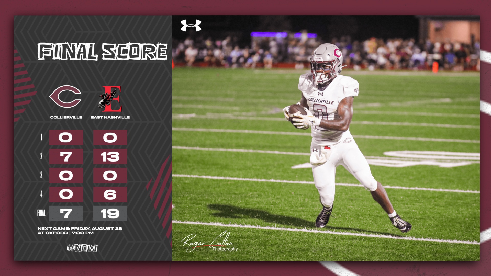 Slide 0 - East Nashville Spoils Dragons' Season Opener, 19-7