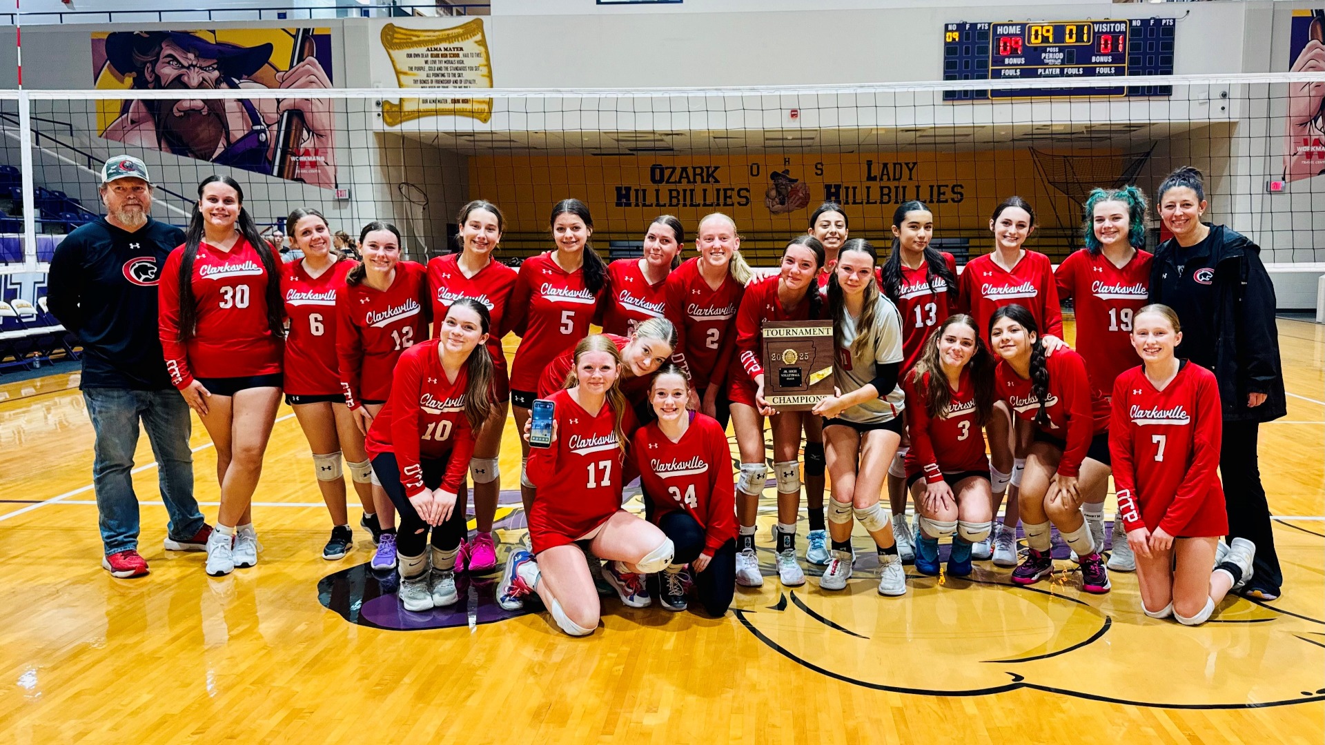 Slide 0 - 2025-26 Jr. High Volleyball District Champs
