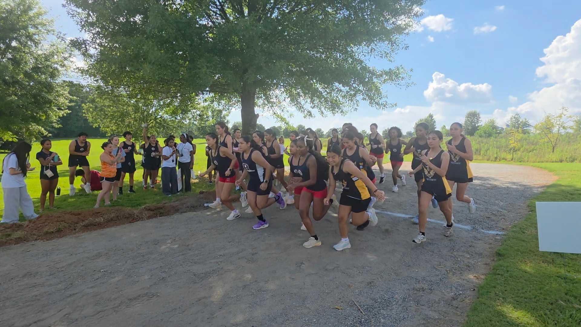 Cross Country Starting Line at Central Gwinnett