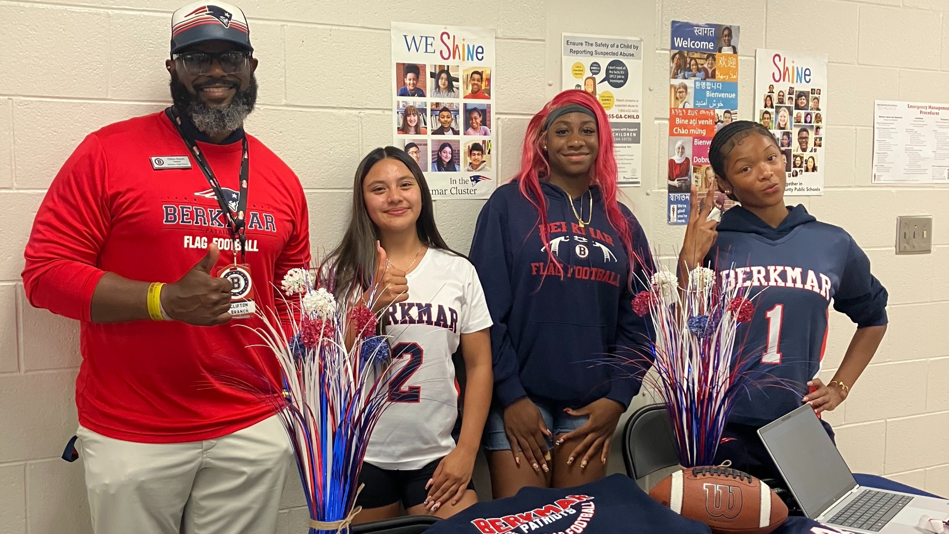 Berkmar High School Flag Football at Berkmar Middle
