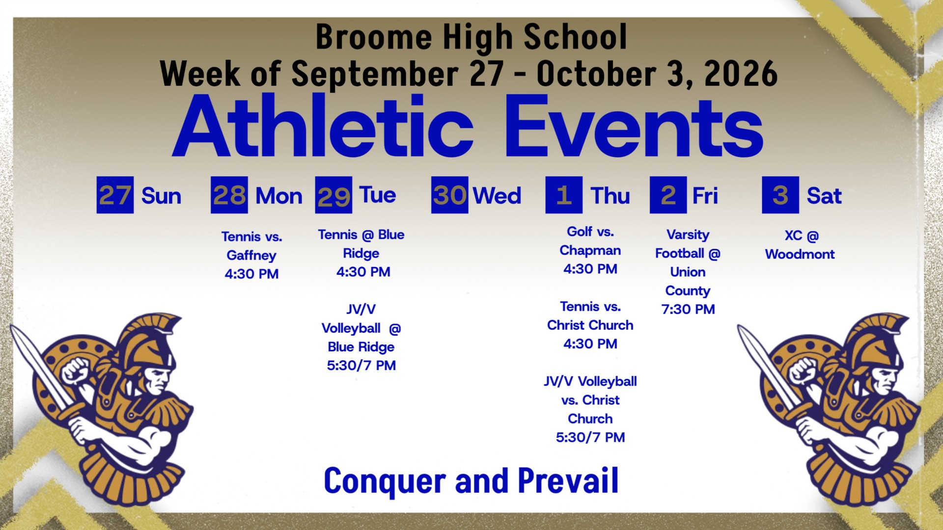 Slide 0 - Broome Athletics Weekly 