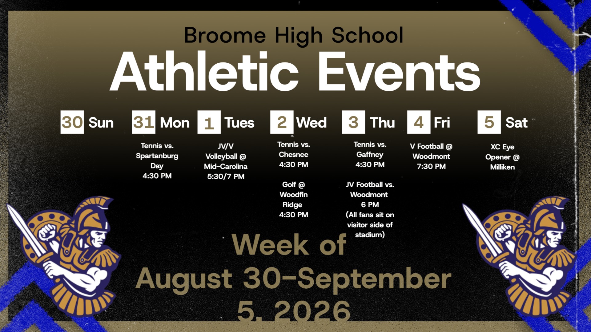 Slide 0 - Broome Athletics Weekly 